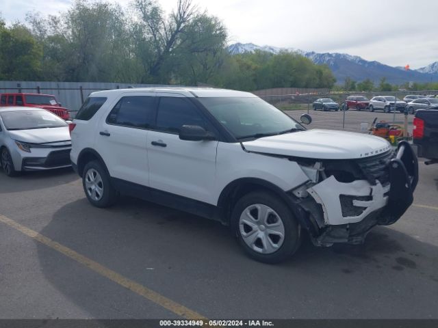 FORD POLICE INTERCEPTOR UTILITY 2018 1fm5k8at5jgb59544