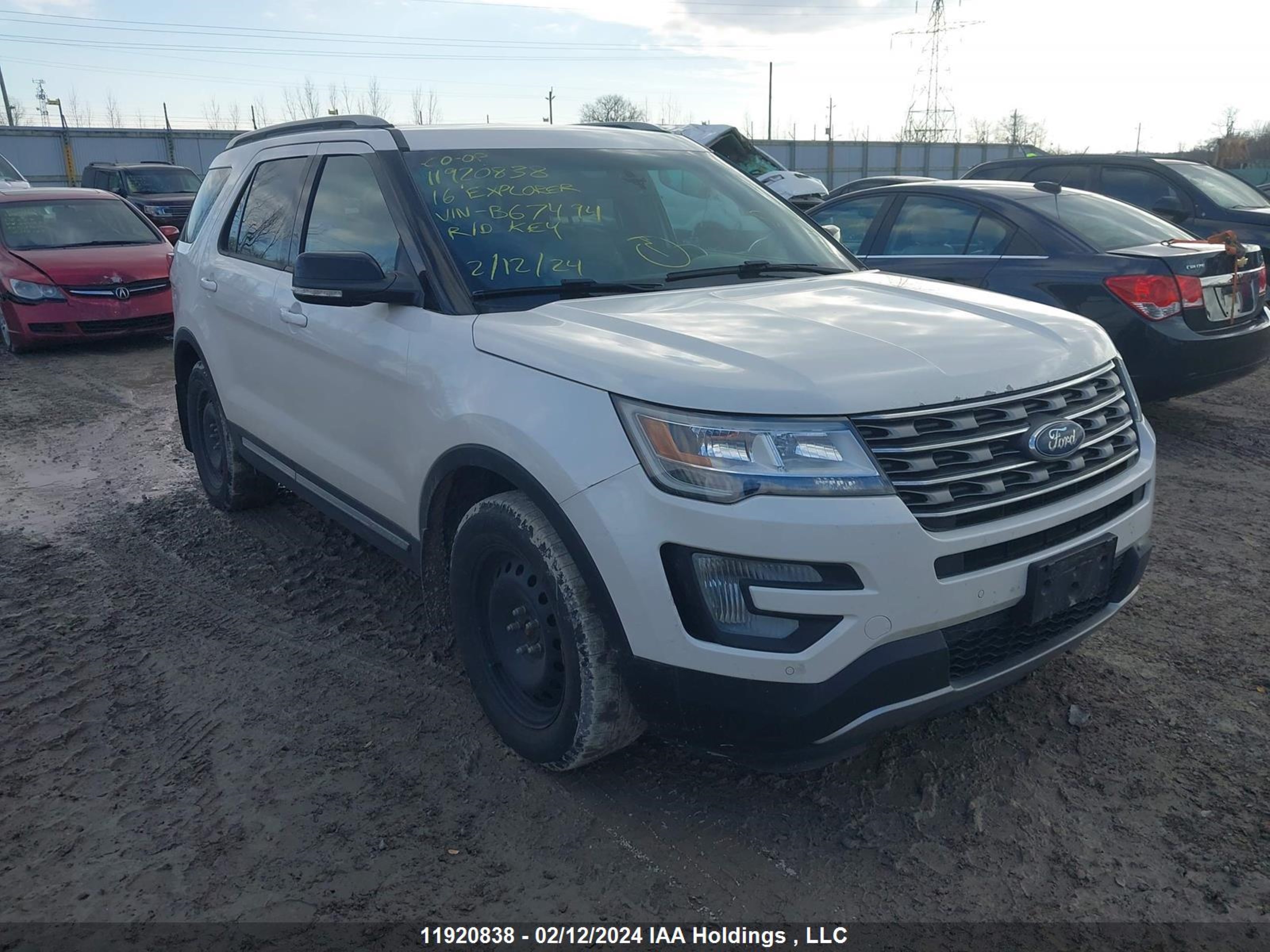 FORD EXPLORER 2016 1fm5k8d81ggb67494