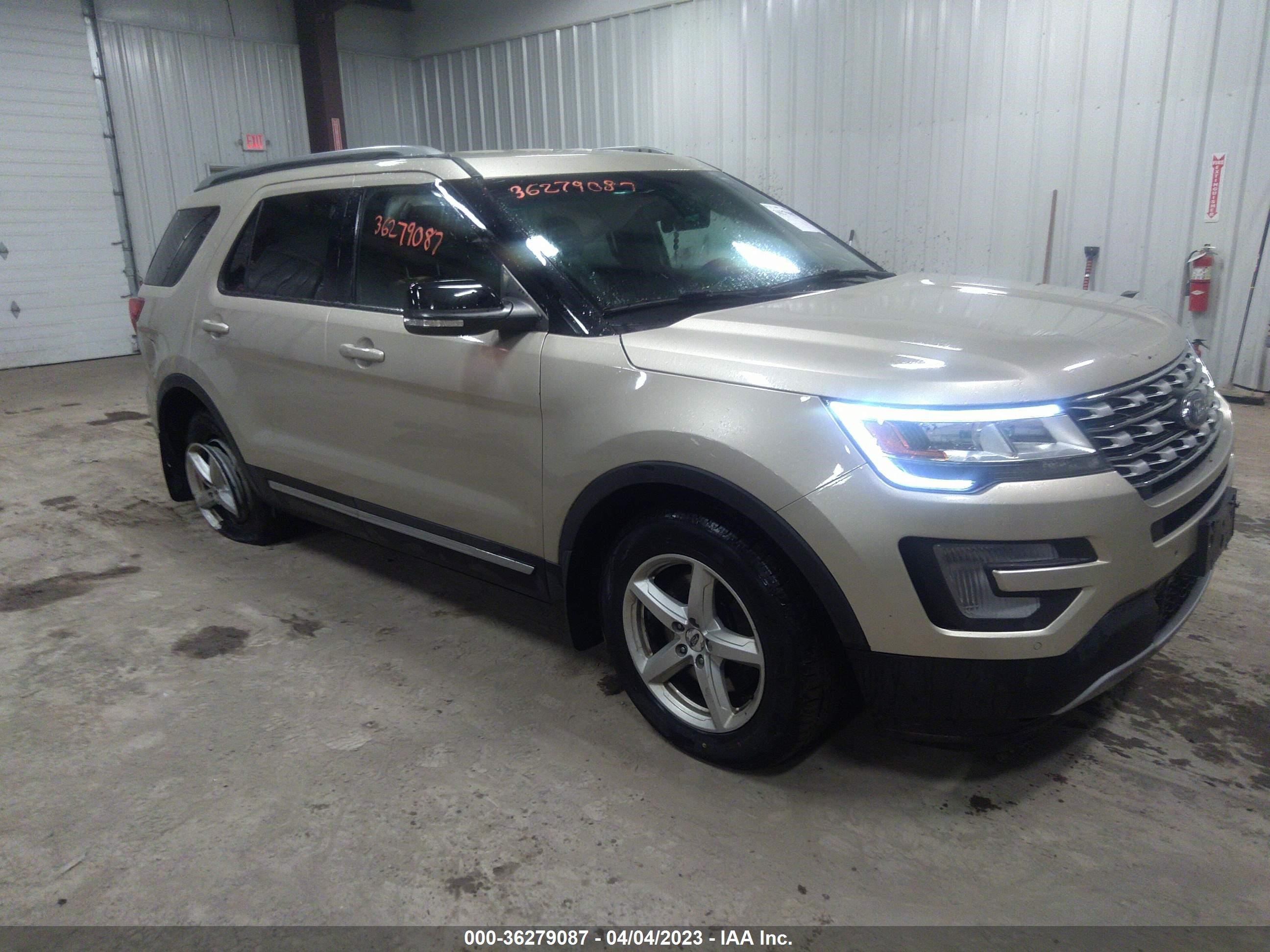 FORD EXPLORER 2017 1fm5k8d81hga41735