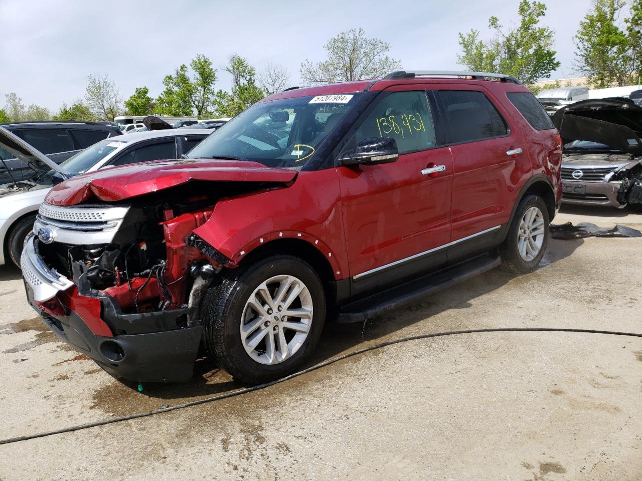 FORD EXPLORER 2013 1fm5k8d8xdga45552