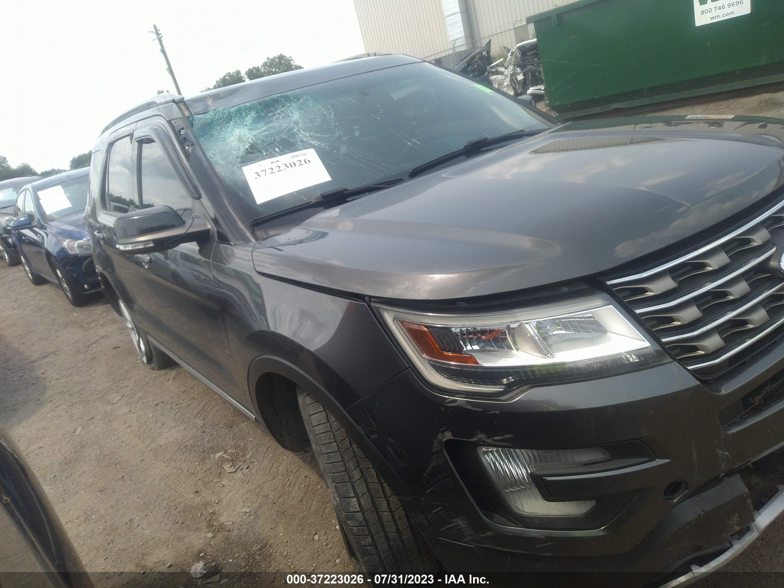 FORD EXPLORER 2016 1fm5k8dh4ggb93927