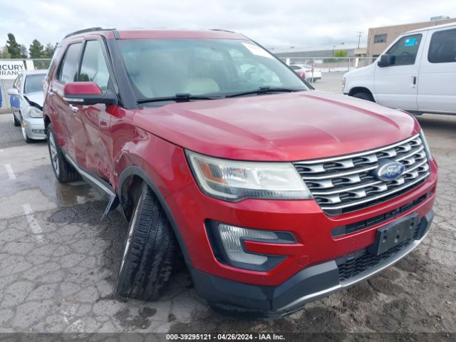 FORD EXPLORER 2016 1fm5k8f82ggb98105