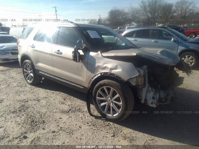 FORD EXPLORER 2017 1fm5k8f84hge41429