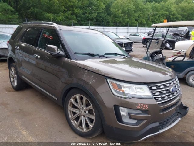 FORD EXPLORER 2016 1fm5k8f86gga71101