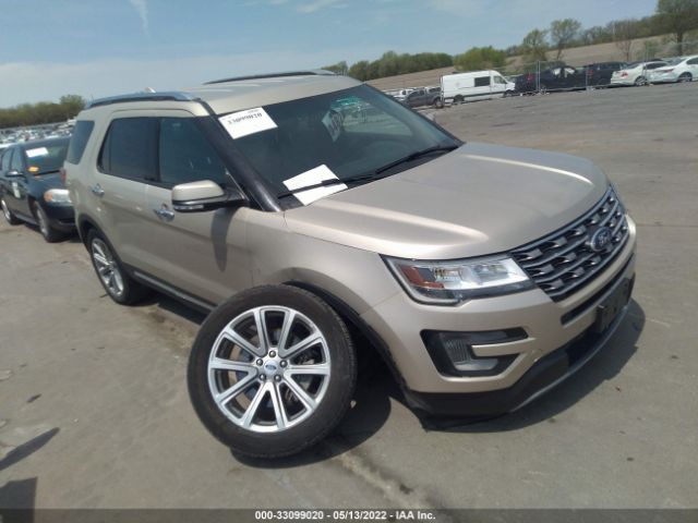 FORD EXPLORER 2017 1fm5k8f86hgc37652