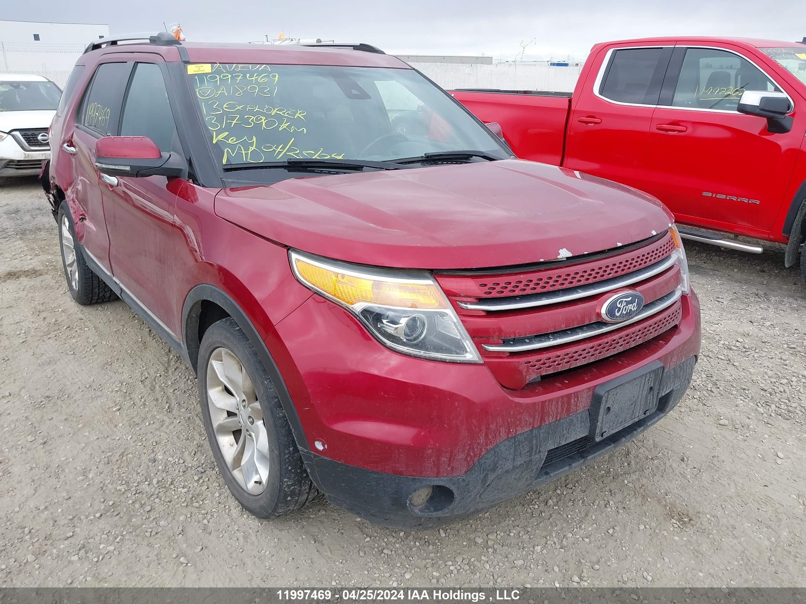 FORD EXPLORER 2013 1fm5k8f88dga18931