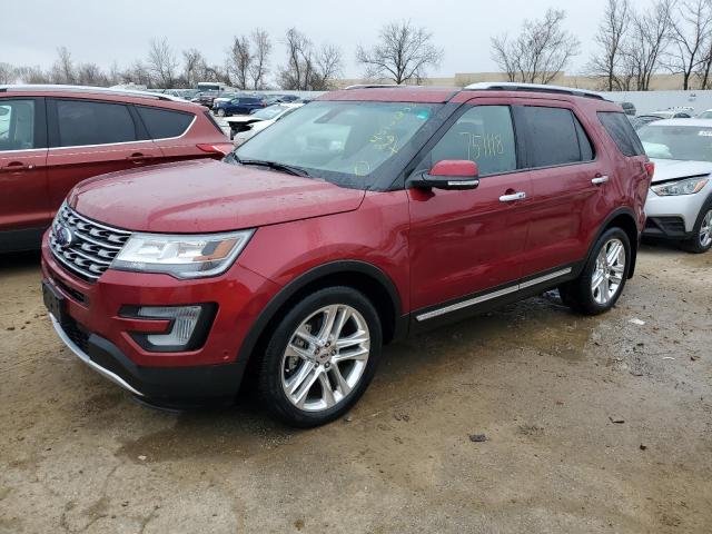 FORD EXPLORER L 2017 1fm5k8f88hga54625