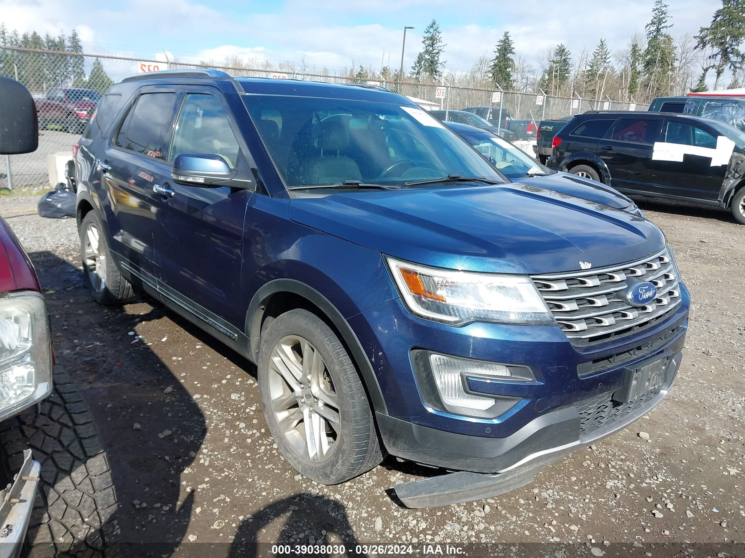 FORD EXPLORER 2016 1fm5k8fh7ggc88169