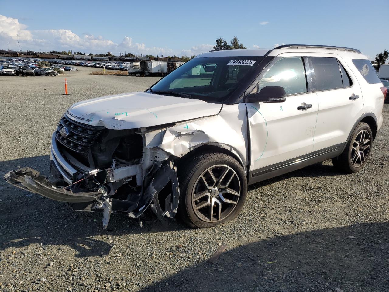 FORD EXPLORER 2017 1fm5k8gt9hgb07352