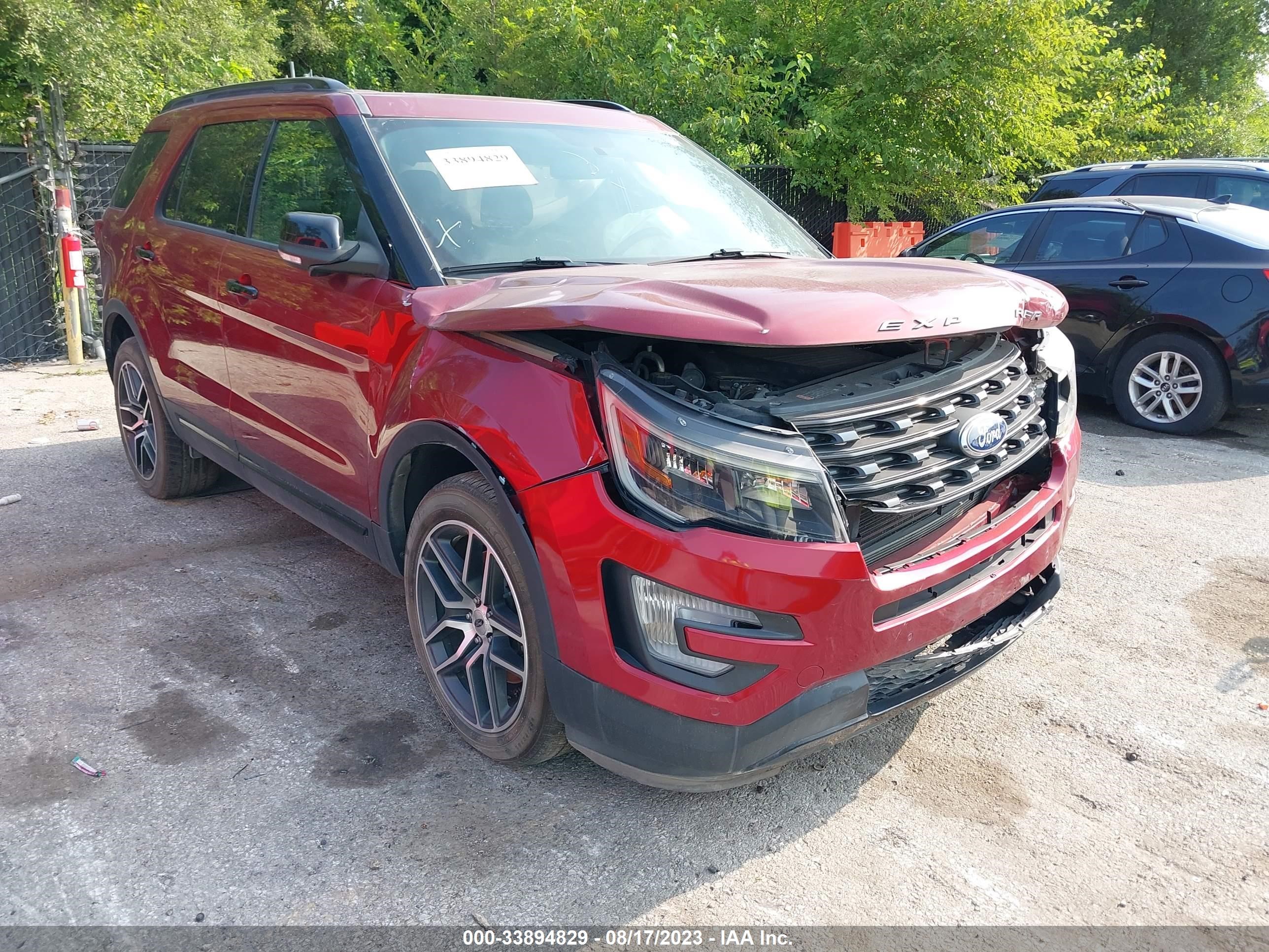 FORD EXPLORER 2017 1fm5k8gtxhgd23551