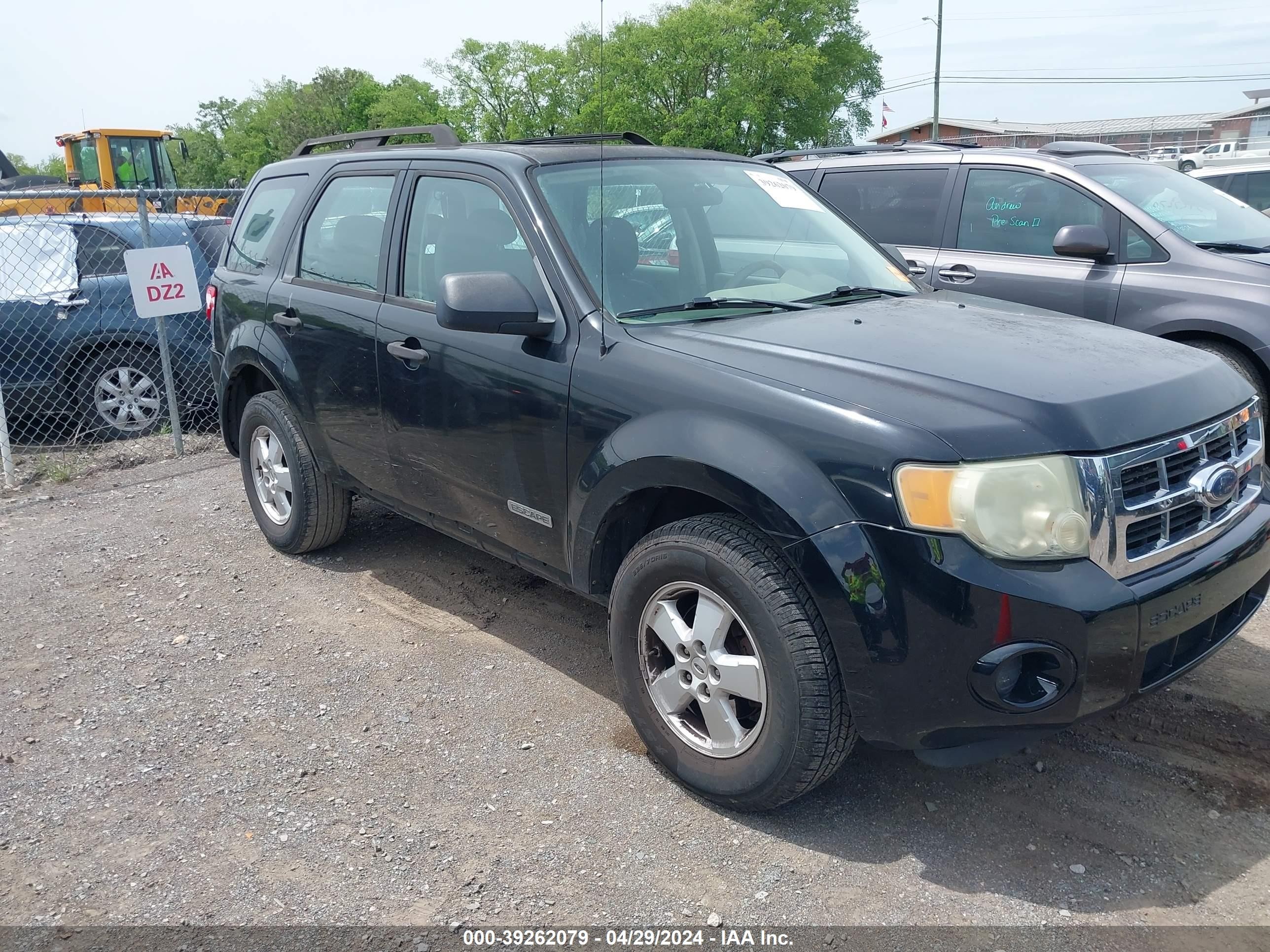 FORD ESCAPE 2008 1fmcu02z38ka68365