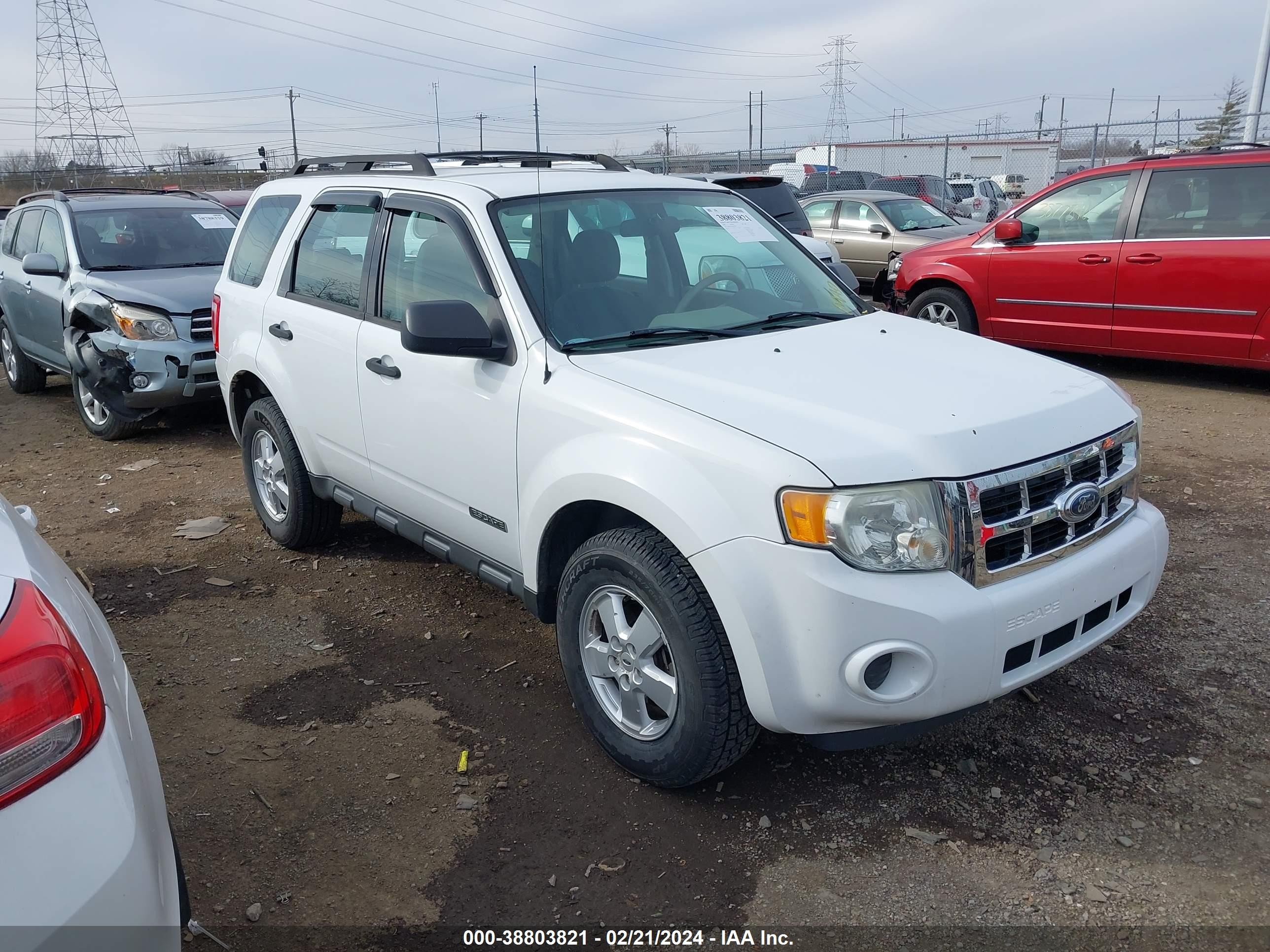 FORD ESCAPE 2008 1fmcu02z48kc99839