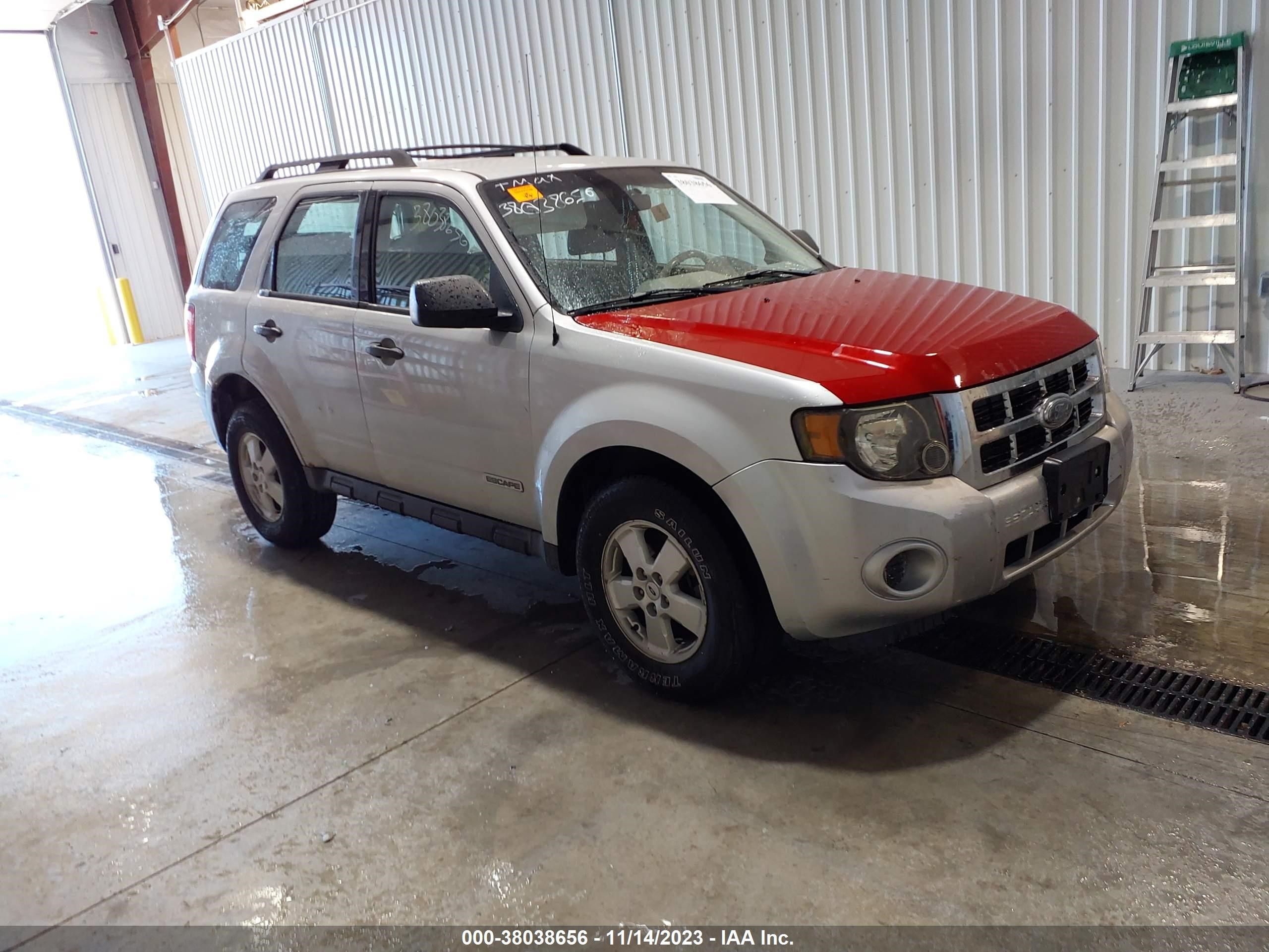 FORD ESCAPE 2008 1fmcu02z68ka38566