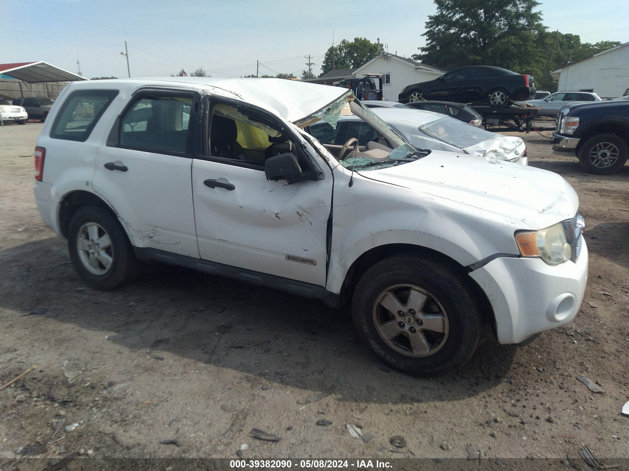 FORD ESCAPE 2008 1fmcu02z78kb40894