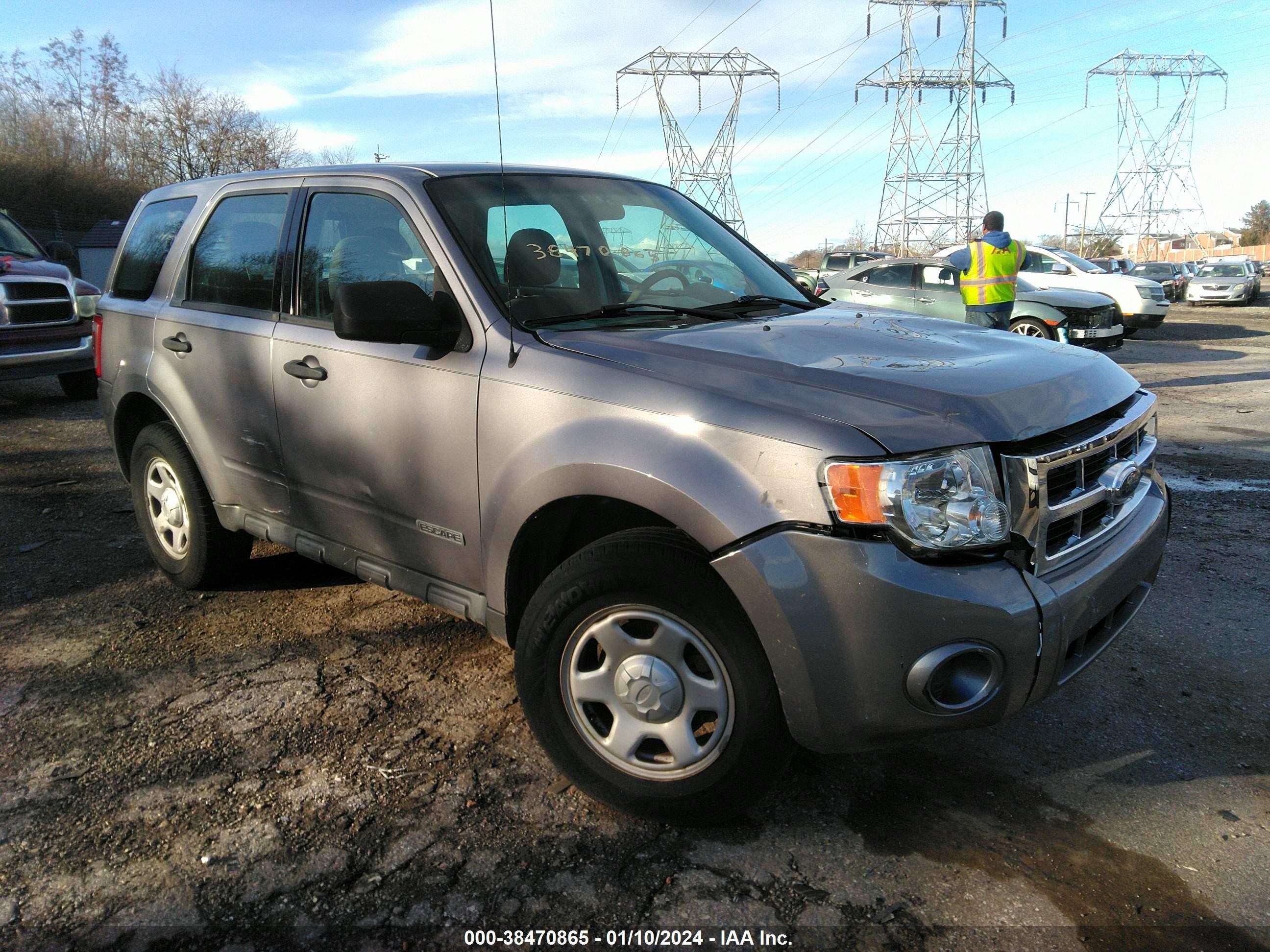 FORD ESCAPE 2008 1fmcu02z88kc65970