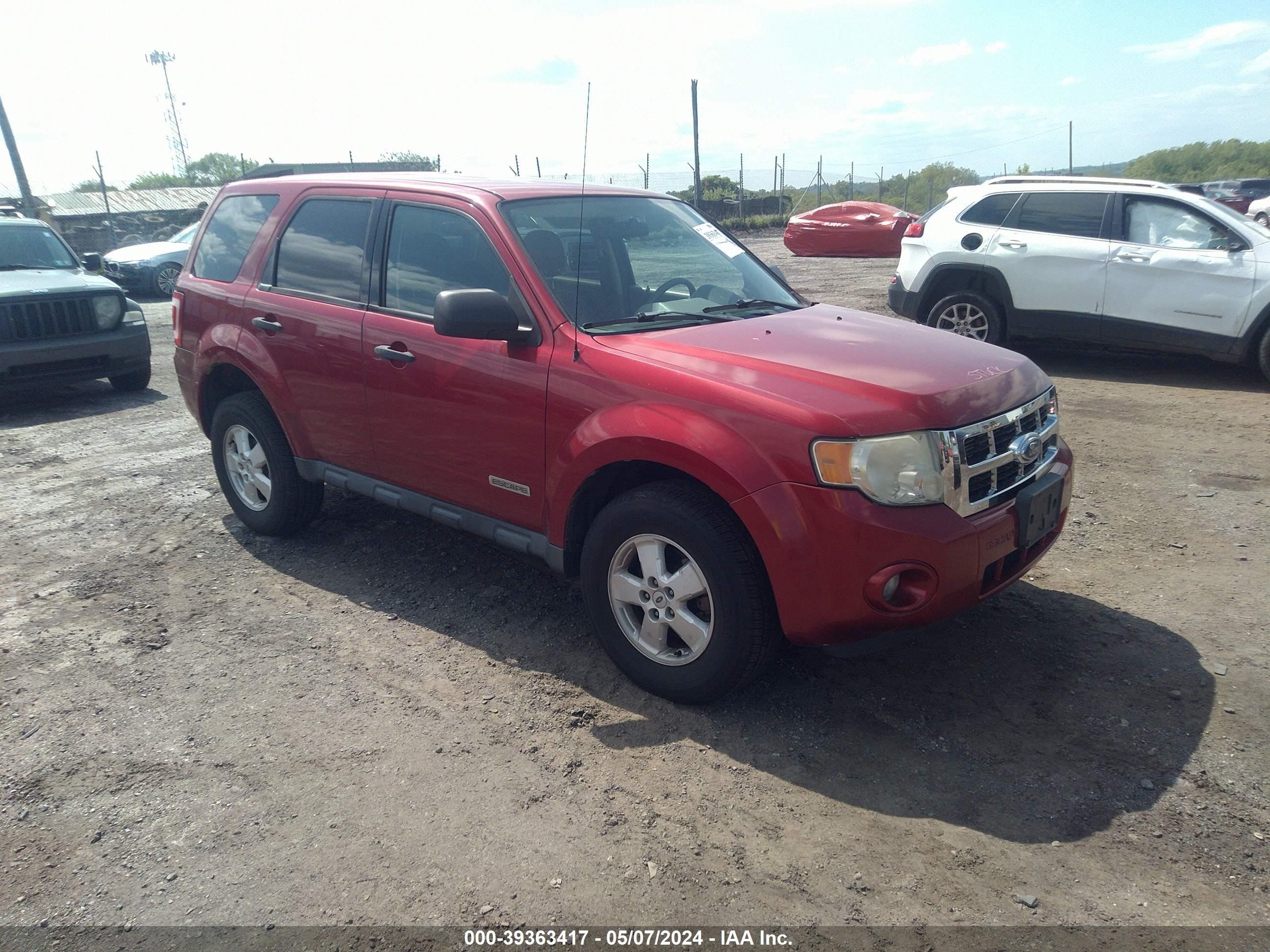 FORD ESCAPE 2008 1fmcu02zx8ka39669