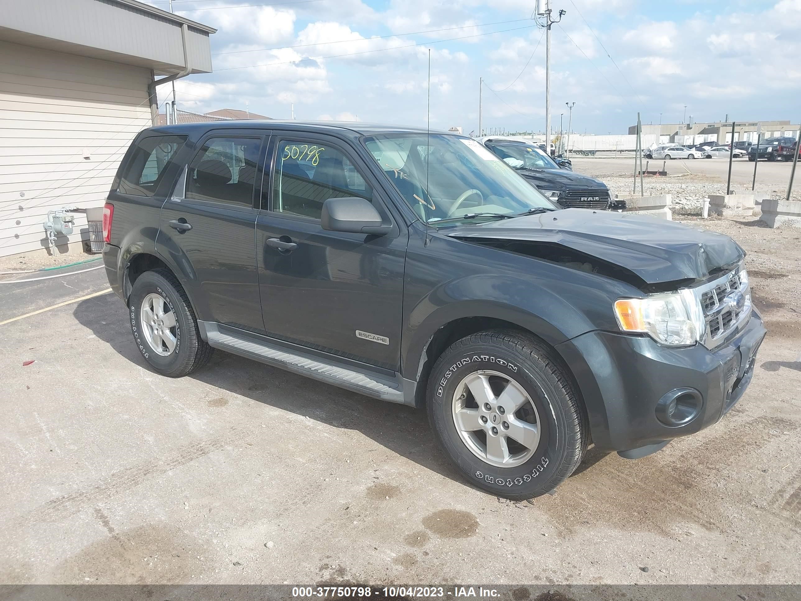 FORD ESCAPE 2008 1fmcu02zx8kd00346