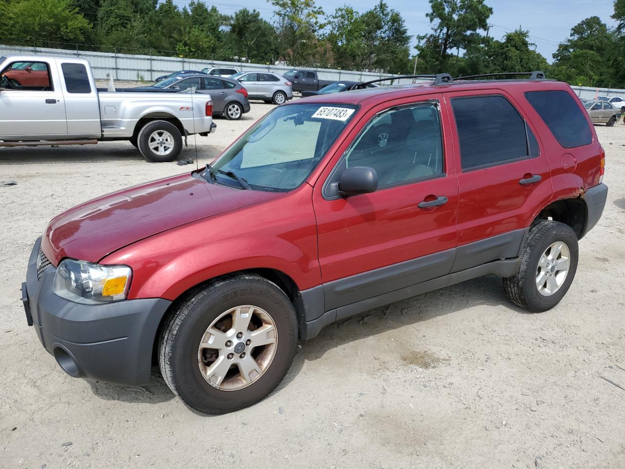 FORD ESCAPE 2007 1fmcu03107kb98448