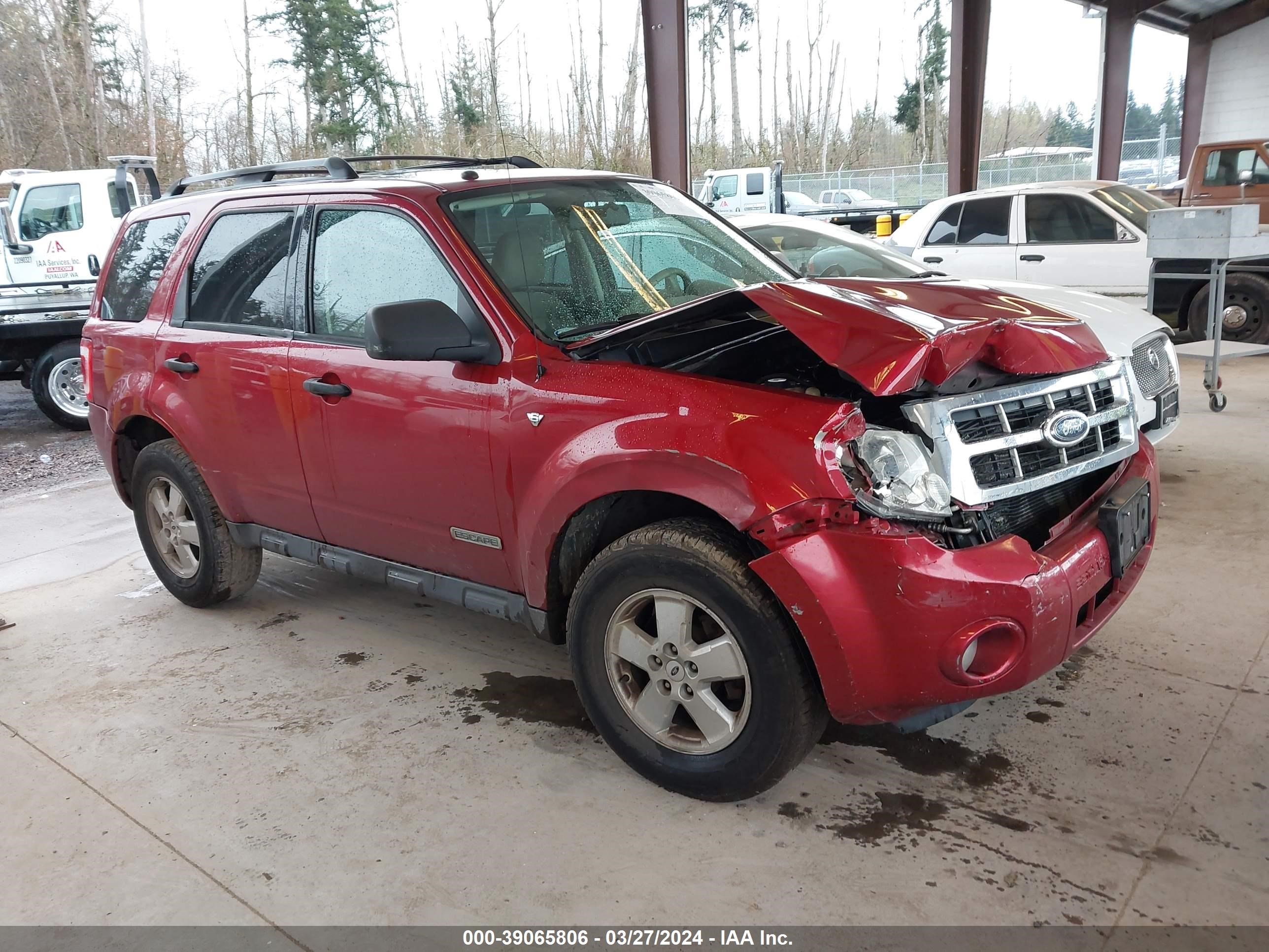 FORD ESCAPE 2008 1fmcu03108ke78937