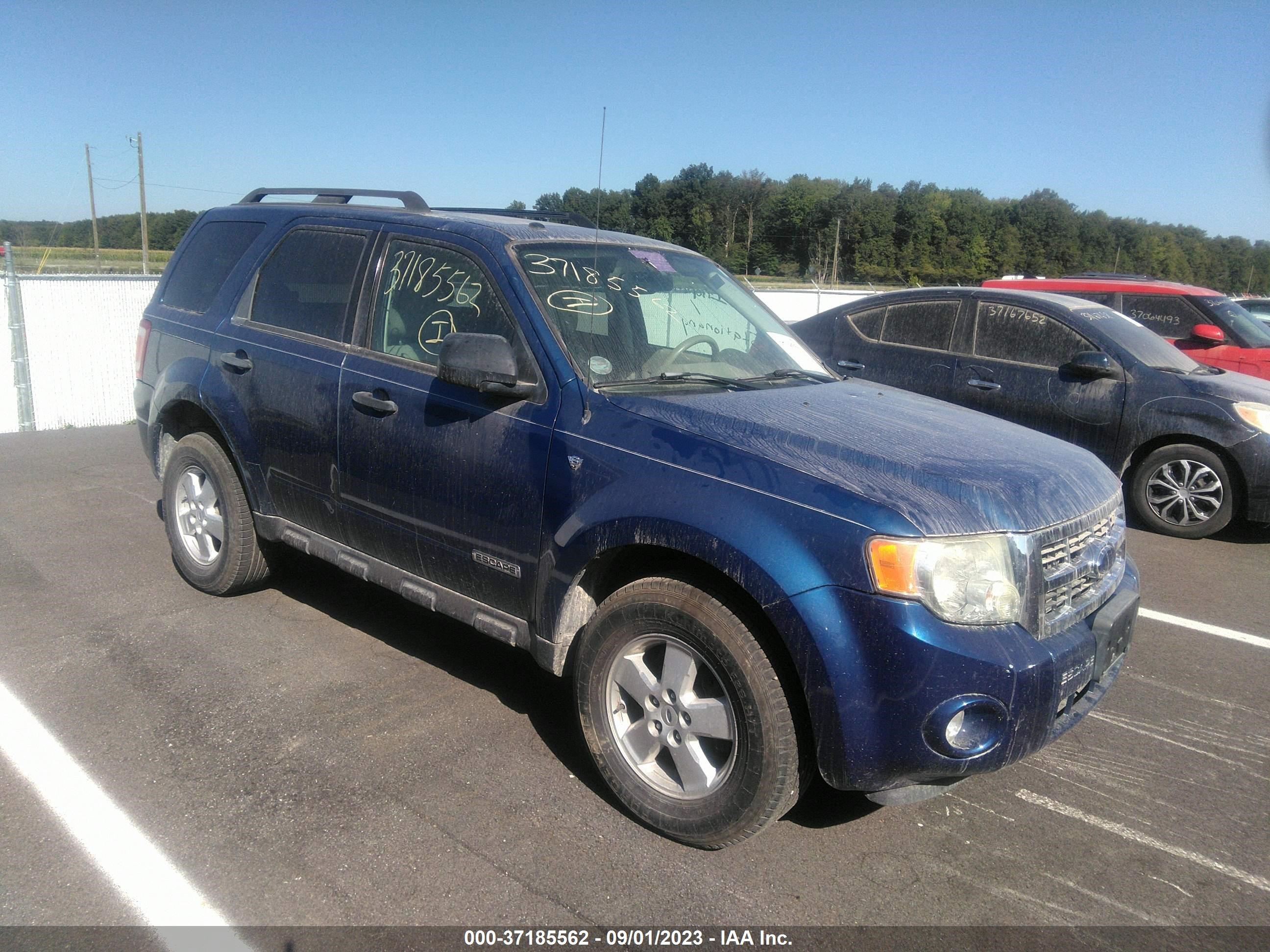 FORD ESCAPE 2008 1fmcu03128kd42051