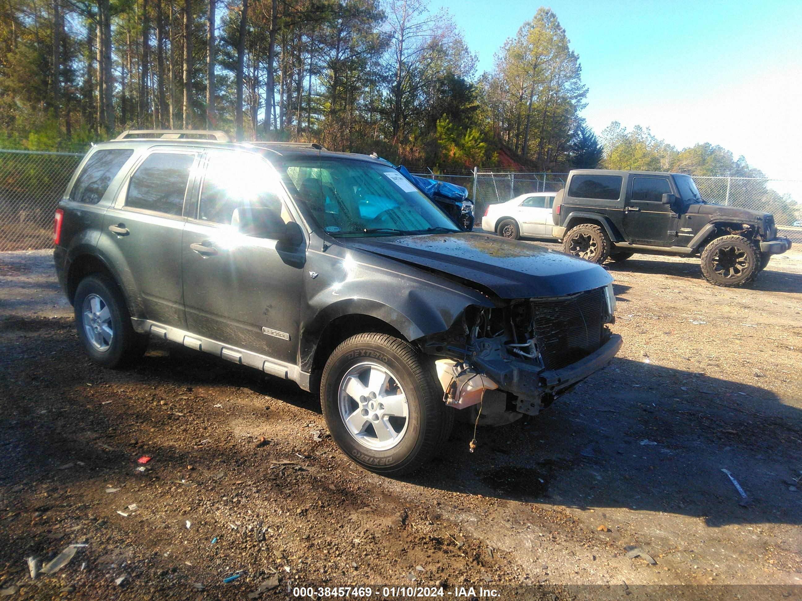 FORD ESCAPE 2008 1fmcu03138ka16923