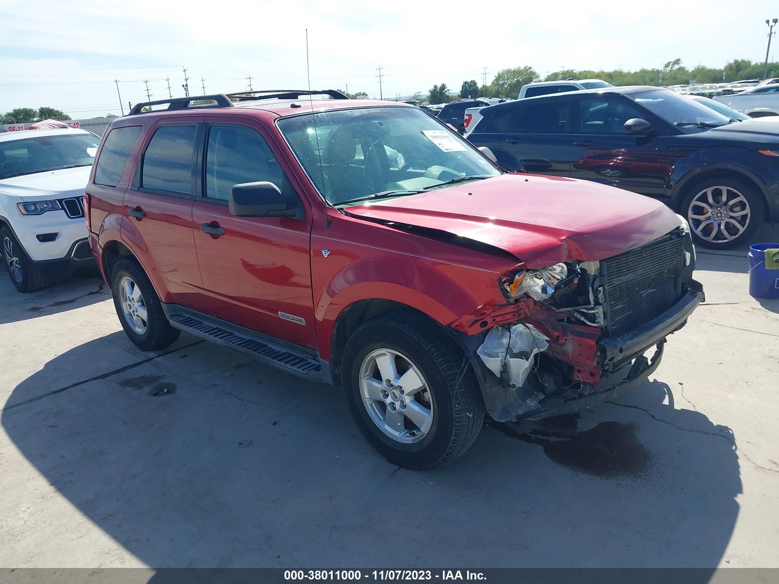 FORD ESCAPE 2008 1fmcu03138ka34225