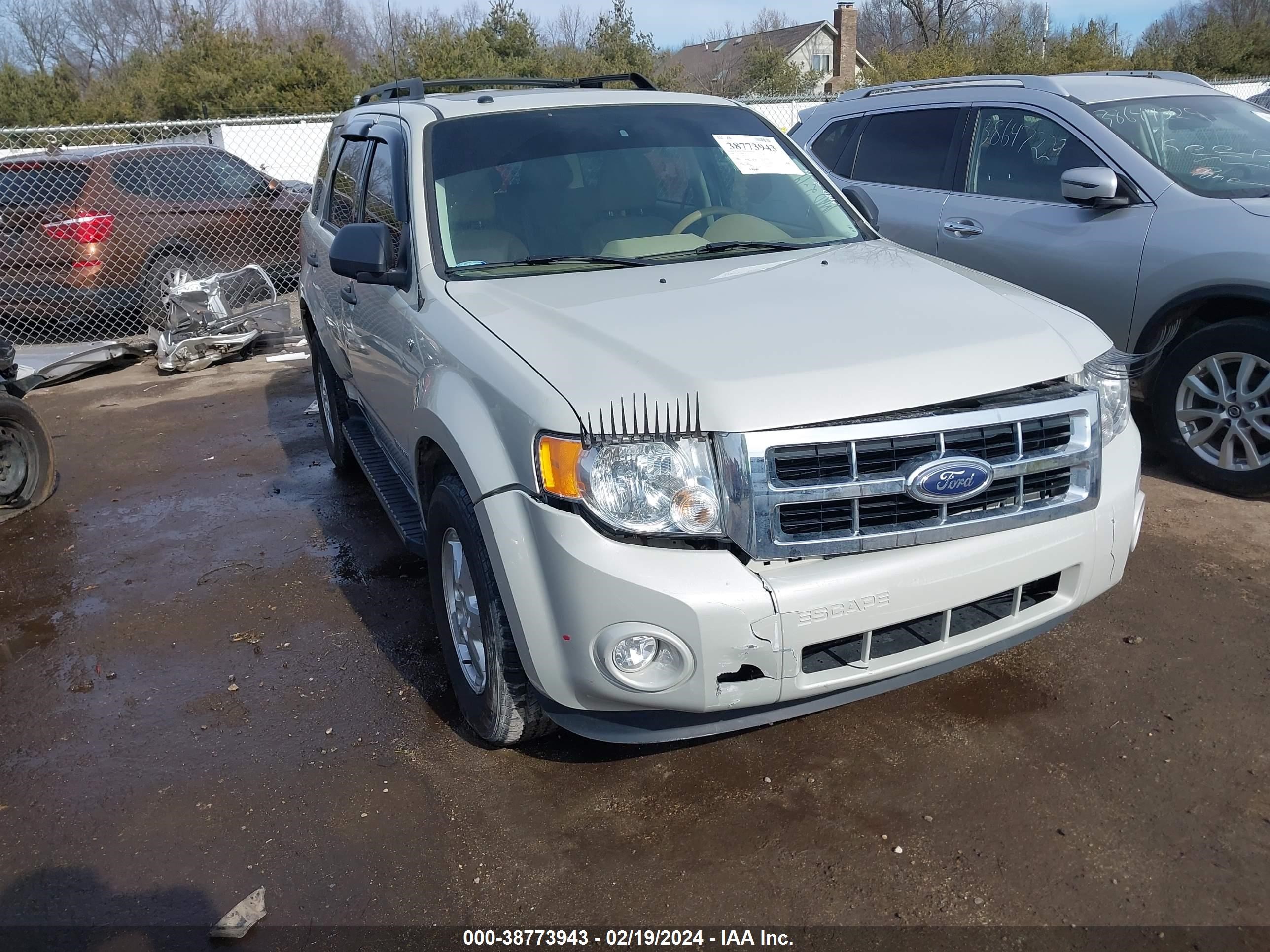 FORD ESCAPE 2008 1fmcu03138ka67158