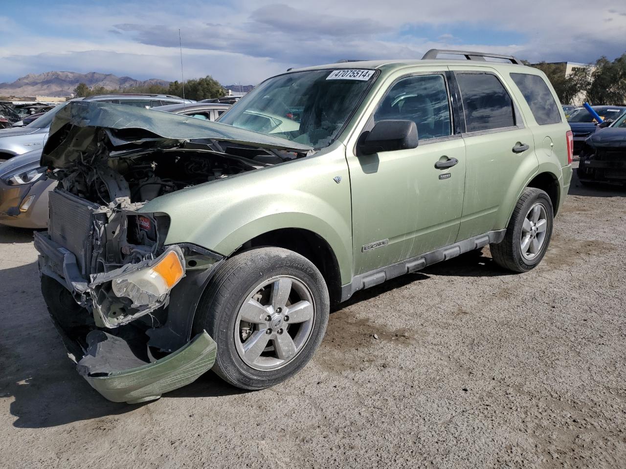 FORD ESCAPE 2008 1fmcu03138kb66840