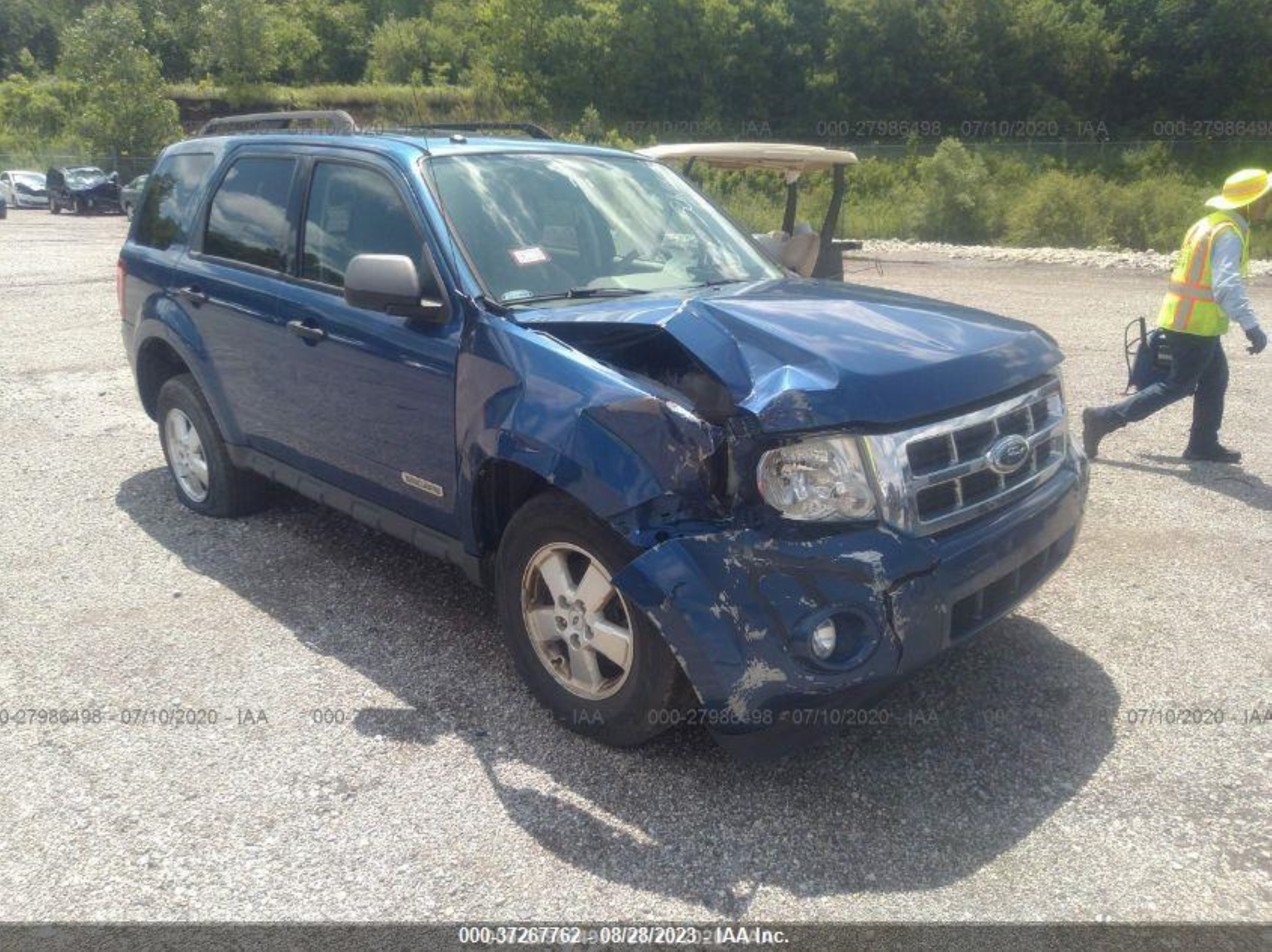 FORD ESCAPE 2008 1fmcu03138ke64451