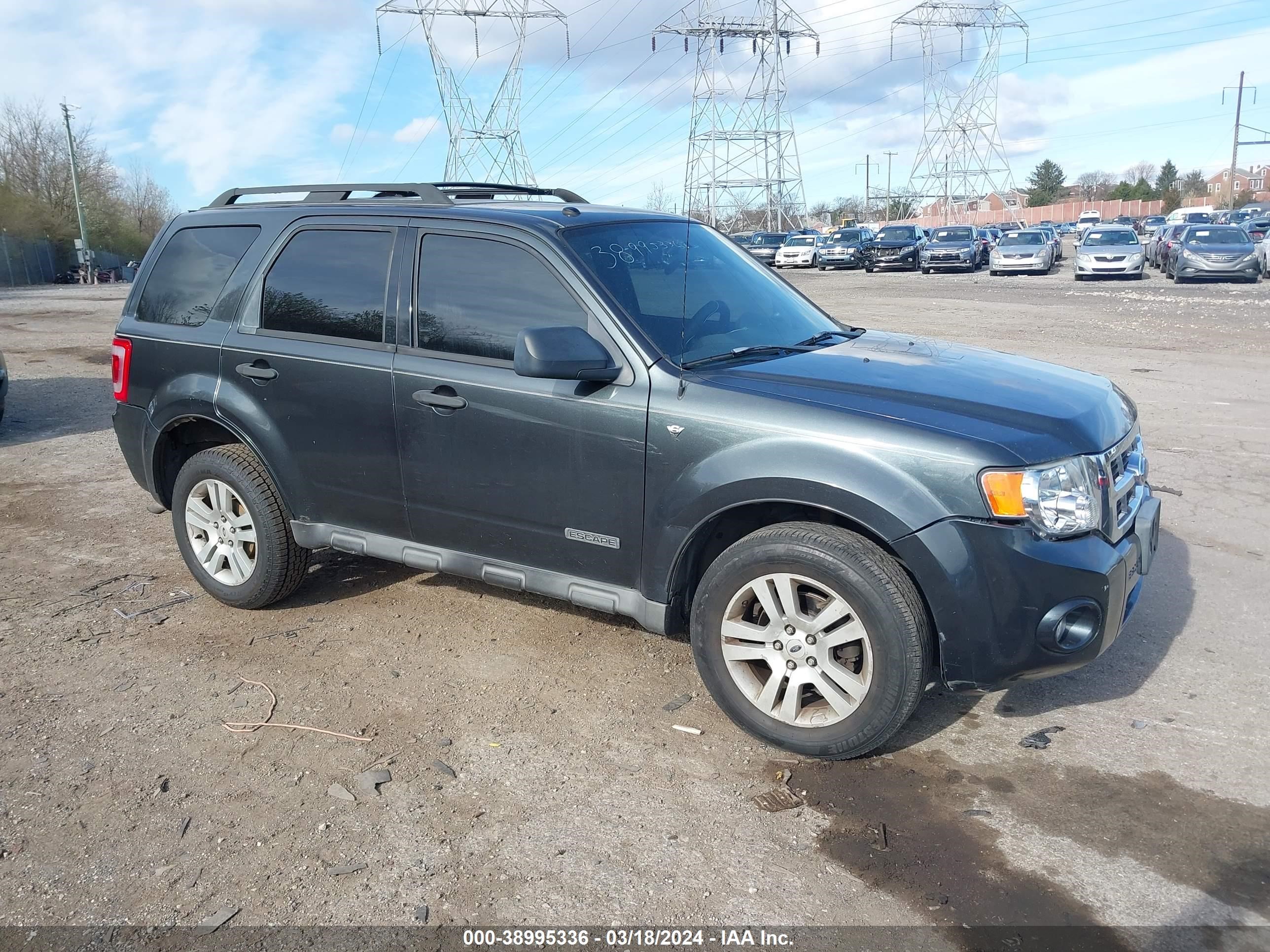 FORD ESCAPE 2008 1fmcu03148kb46984