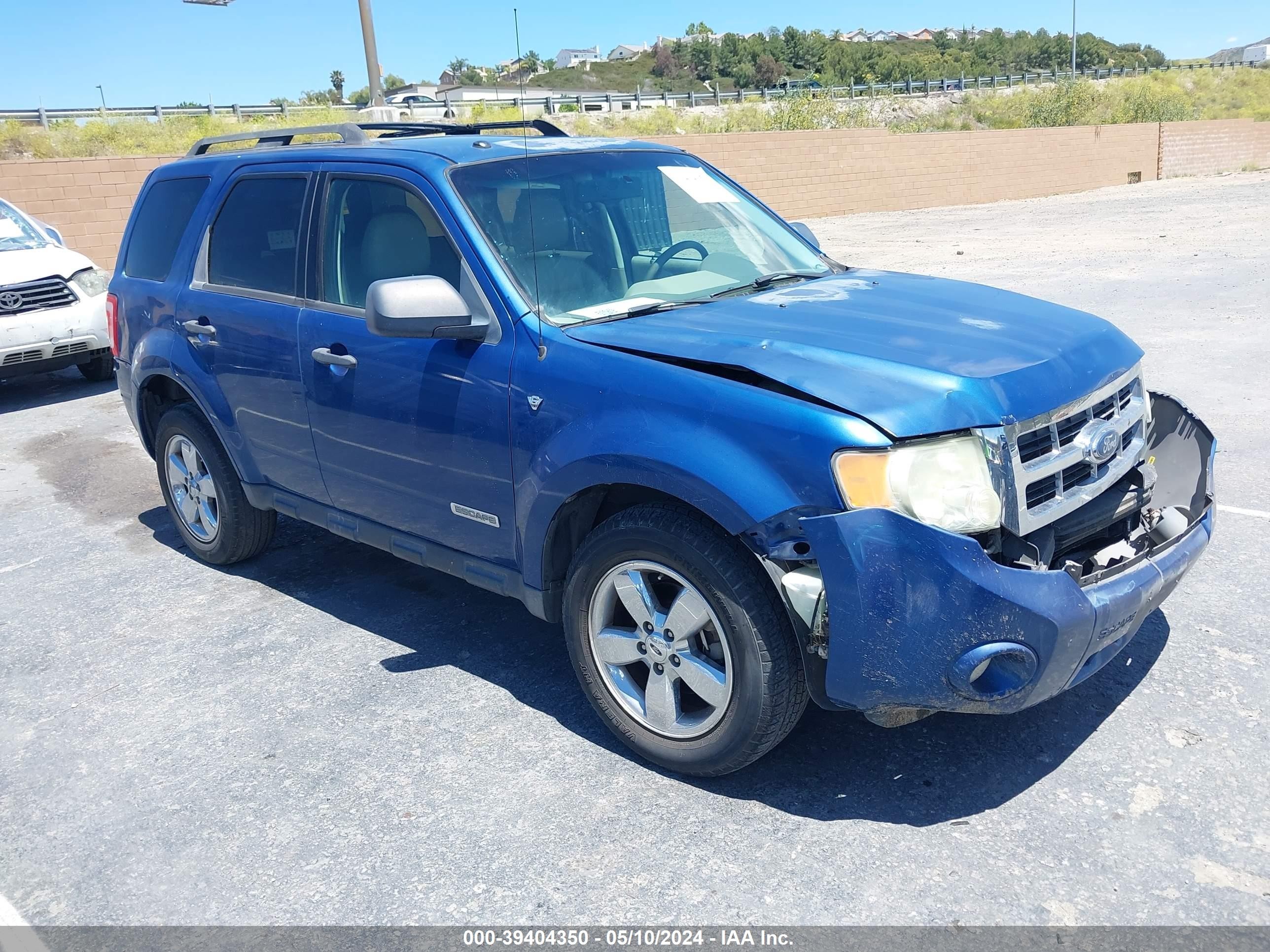 FORD ESCAPE 2008 1fmcu03148kd07494