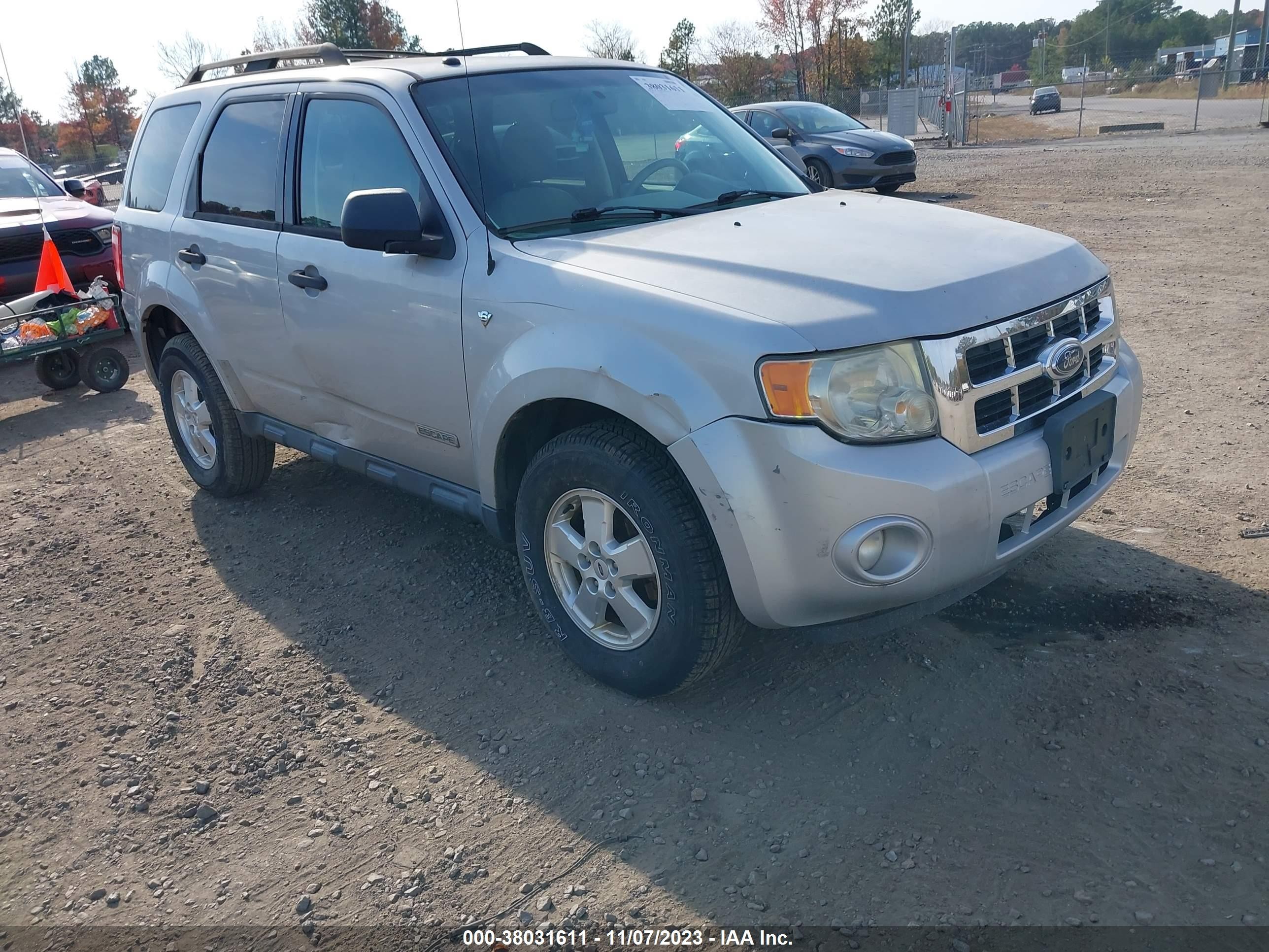 FORD ESCAPE 2008 1fmcu03158kc83299