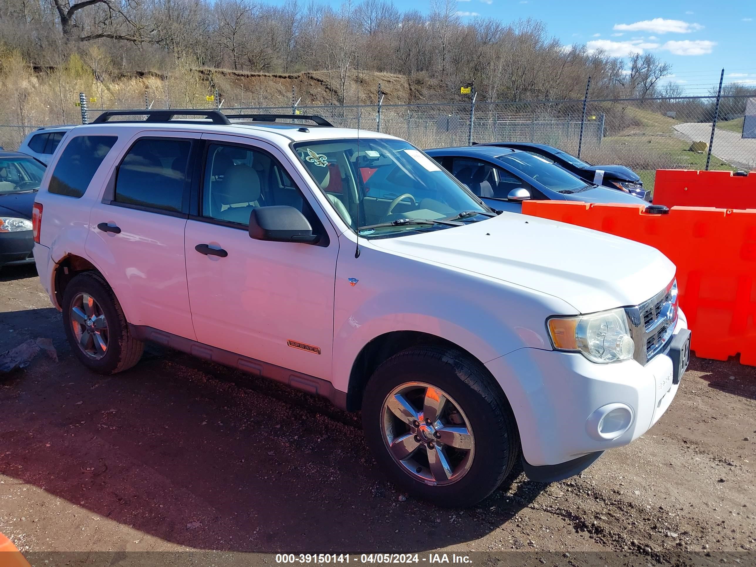 FORD ESCAPE 2008 1fmcu03158kc92004