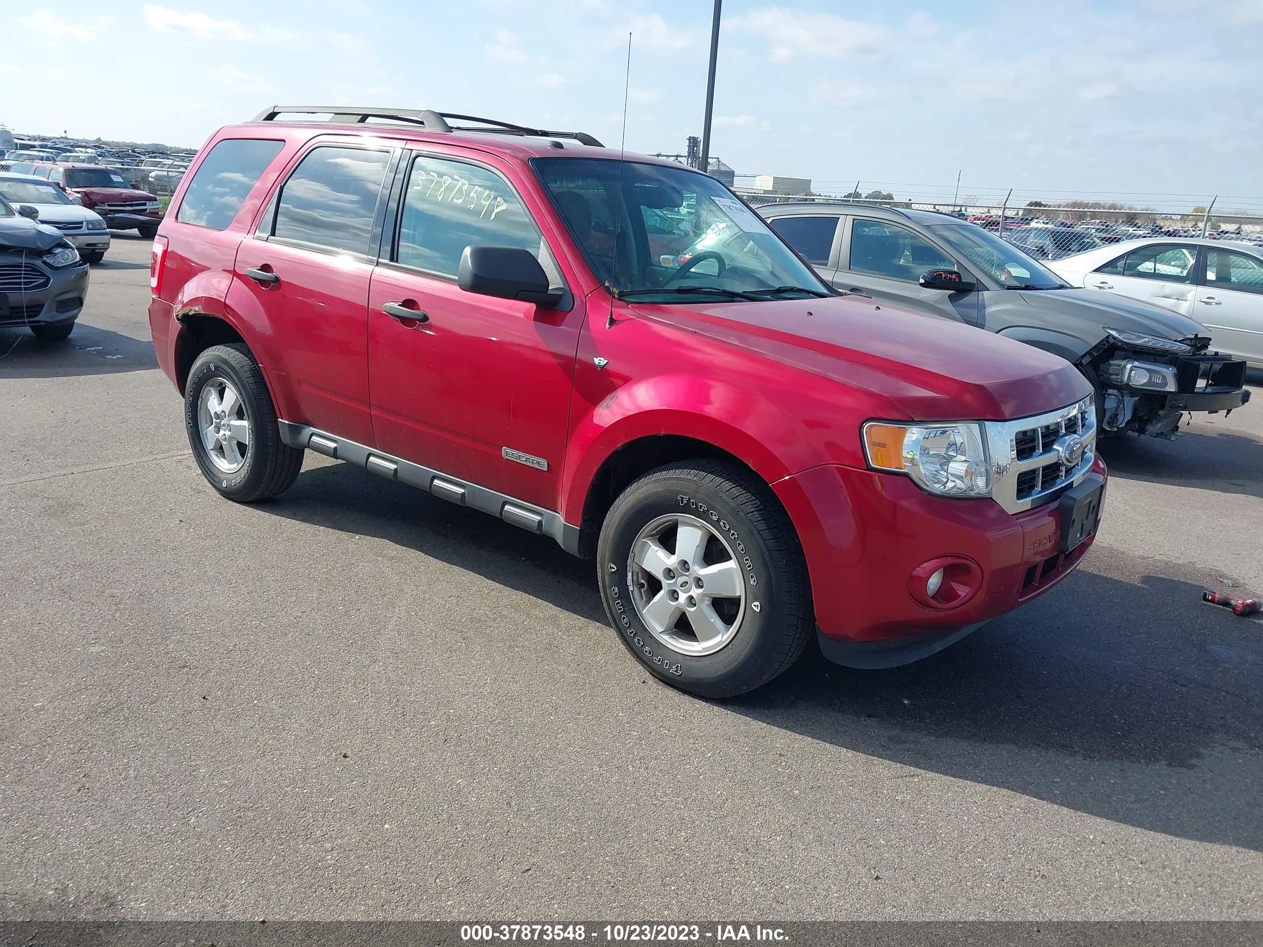 FORD ESCAPE 2008 1fmcu03168kd31845