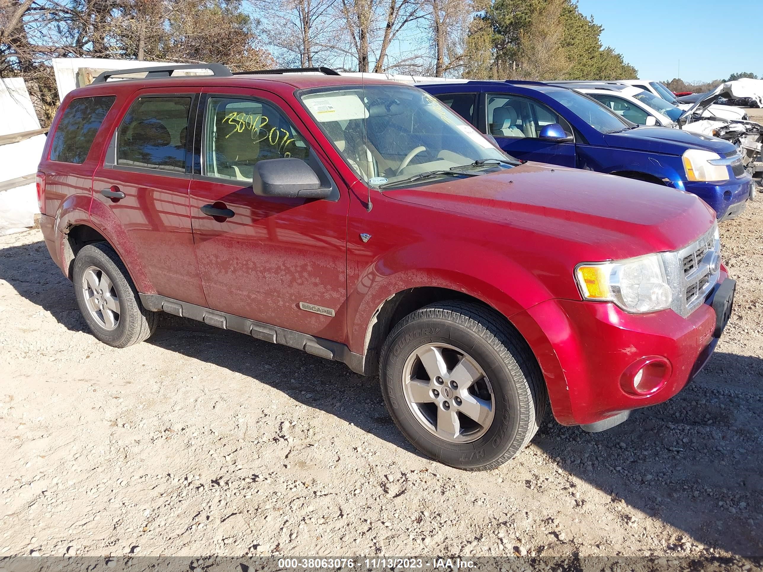 FORD ESCAPE 2008 1fmcu03178ka99675