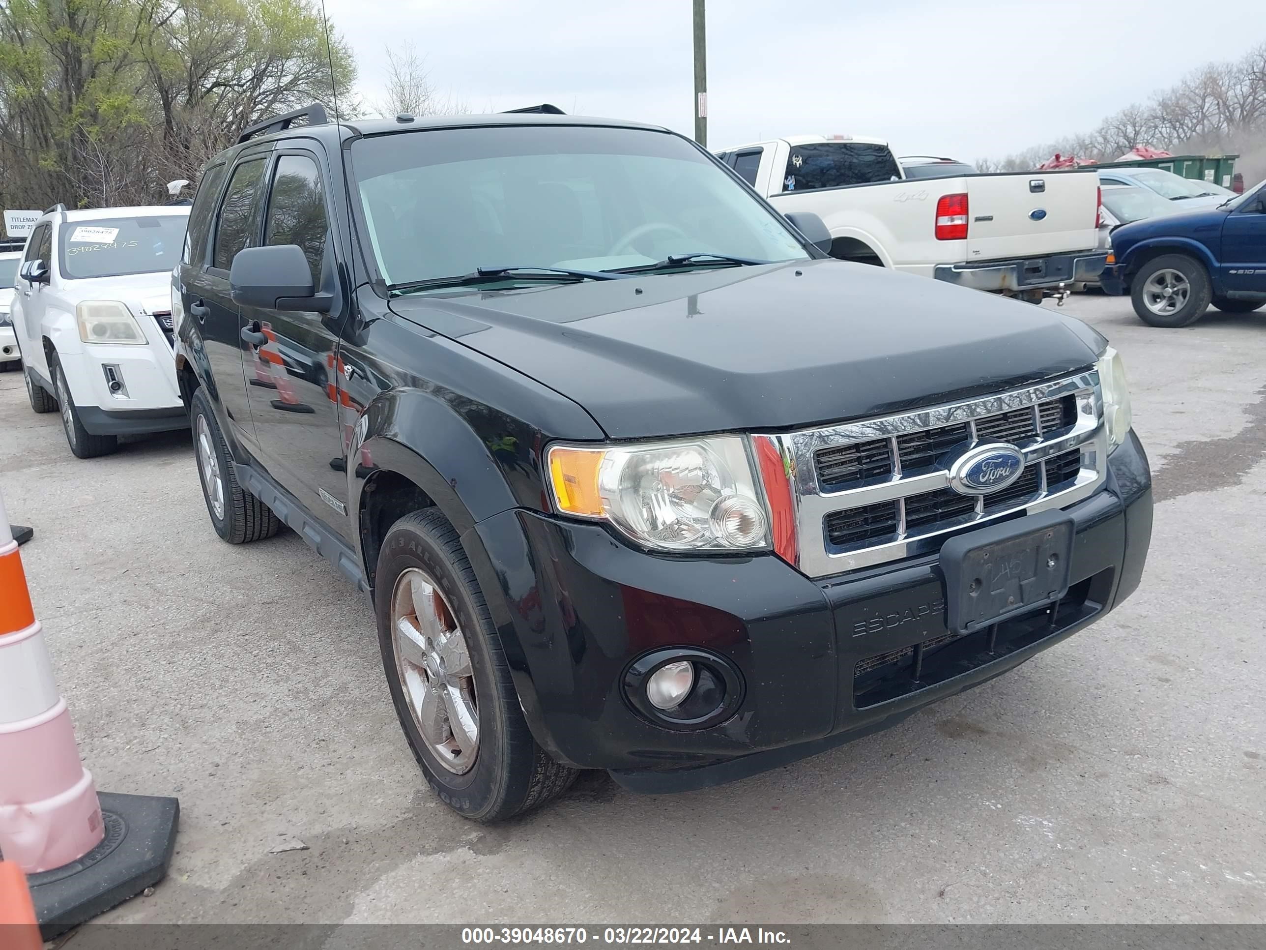 FORD ESCAPE 2008 1fmcu03198ka91500