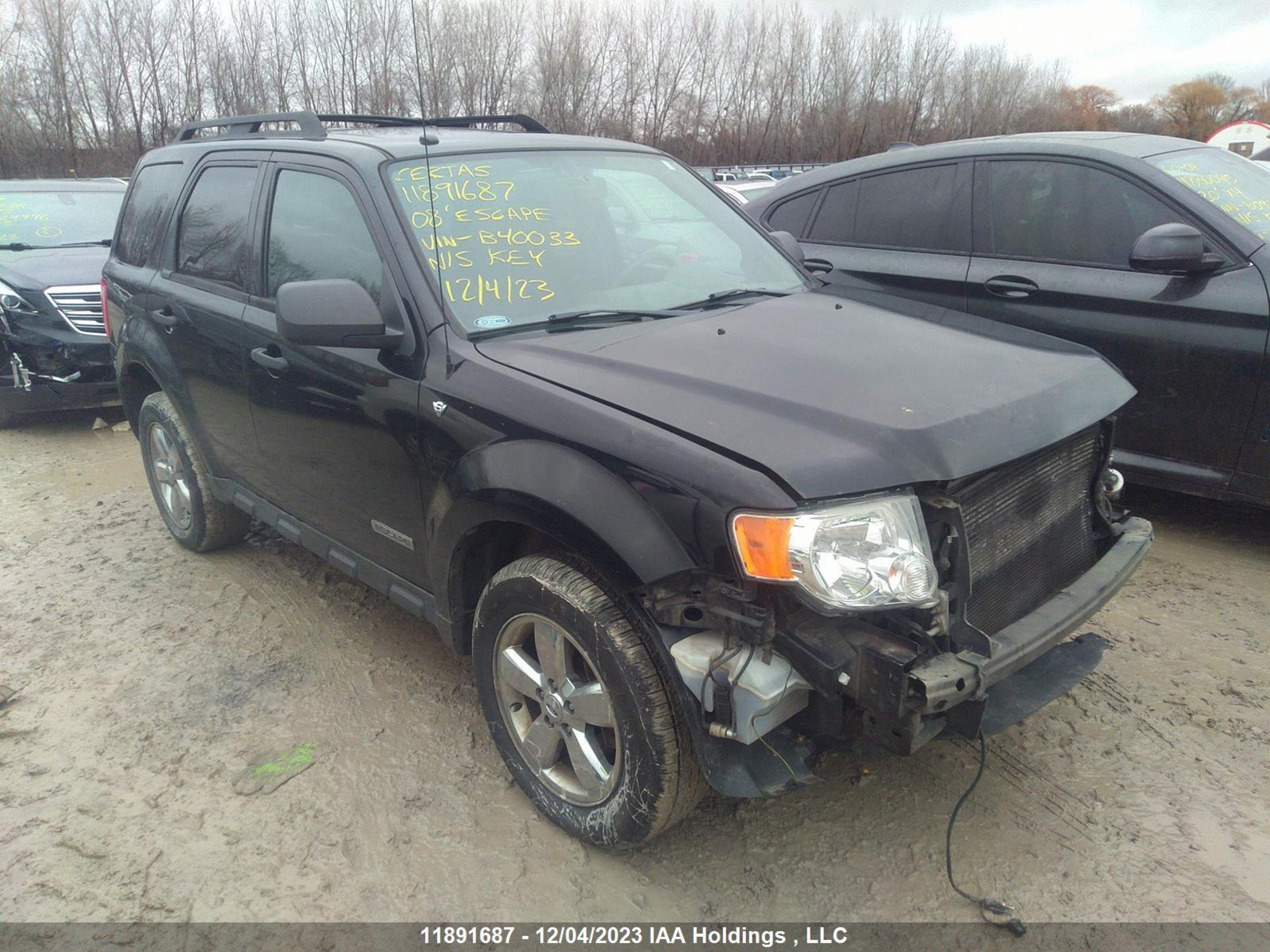 FORD ESCAPE 2008 1fmcu03198kb40033