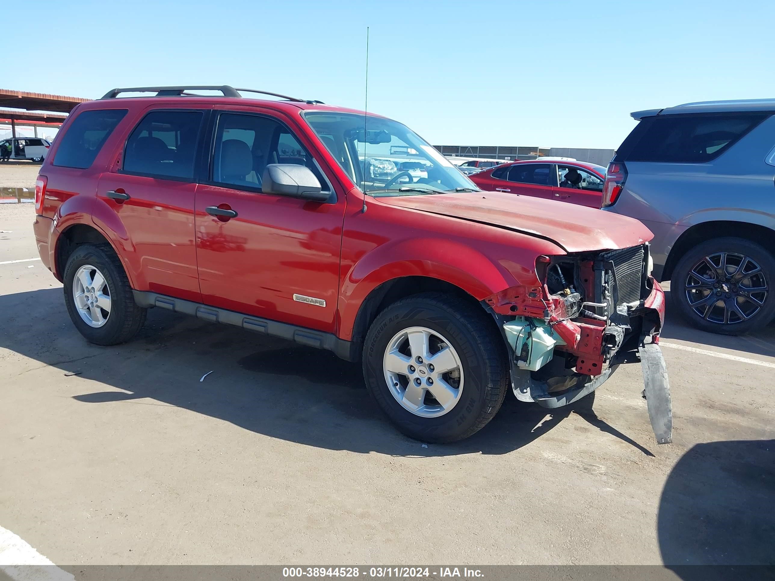 FORD ESCAPE 2008 1fmcu03198kc18942