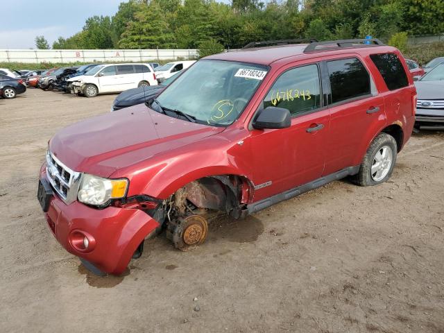 FORD ESCAPE XLT 2008 1fmcu031x8ke09530