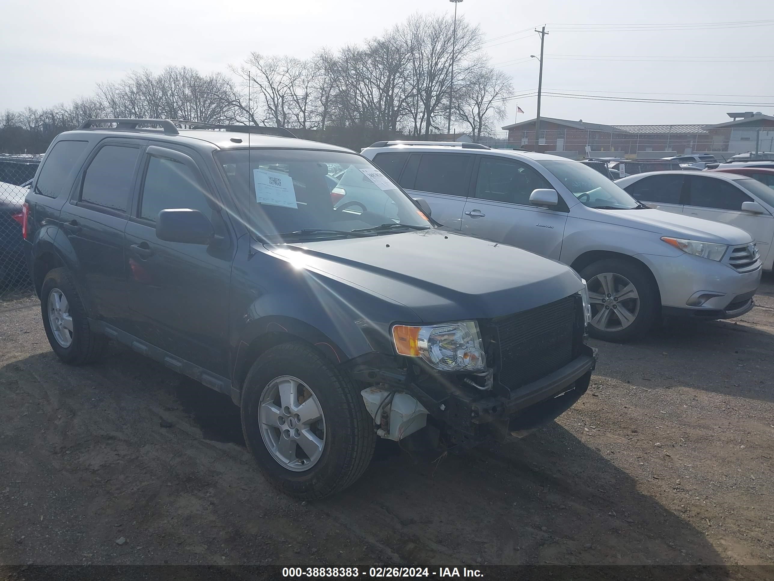 FORD ESCAPE 2009 1fmcu037x9kd05531