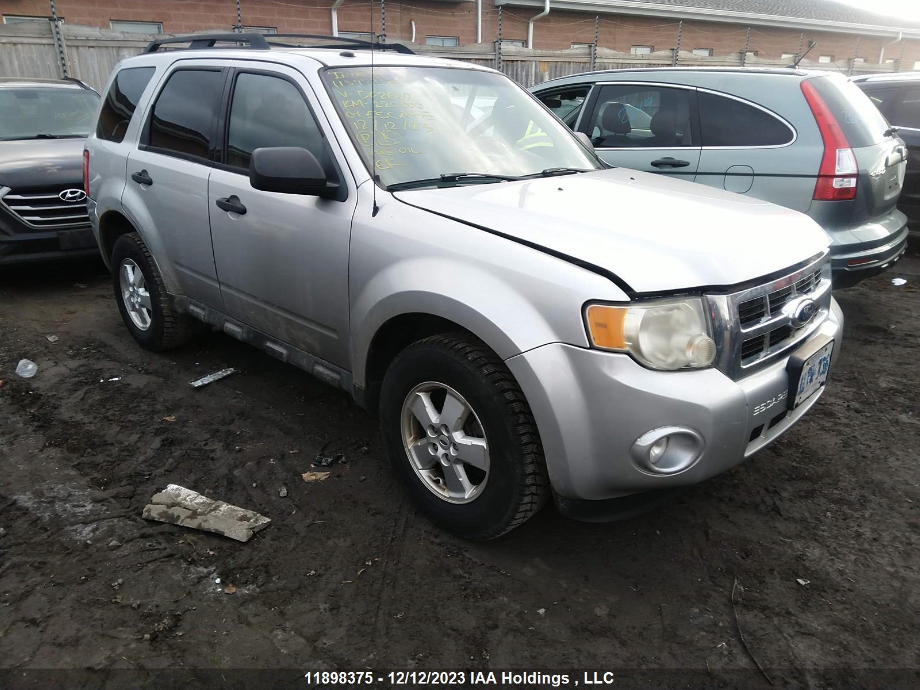 FORD ESCAPE 2009 1fmcu03g59kd02682