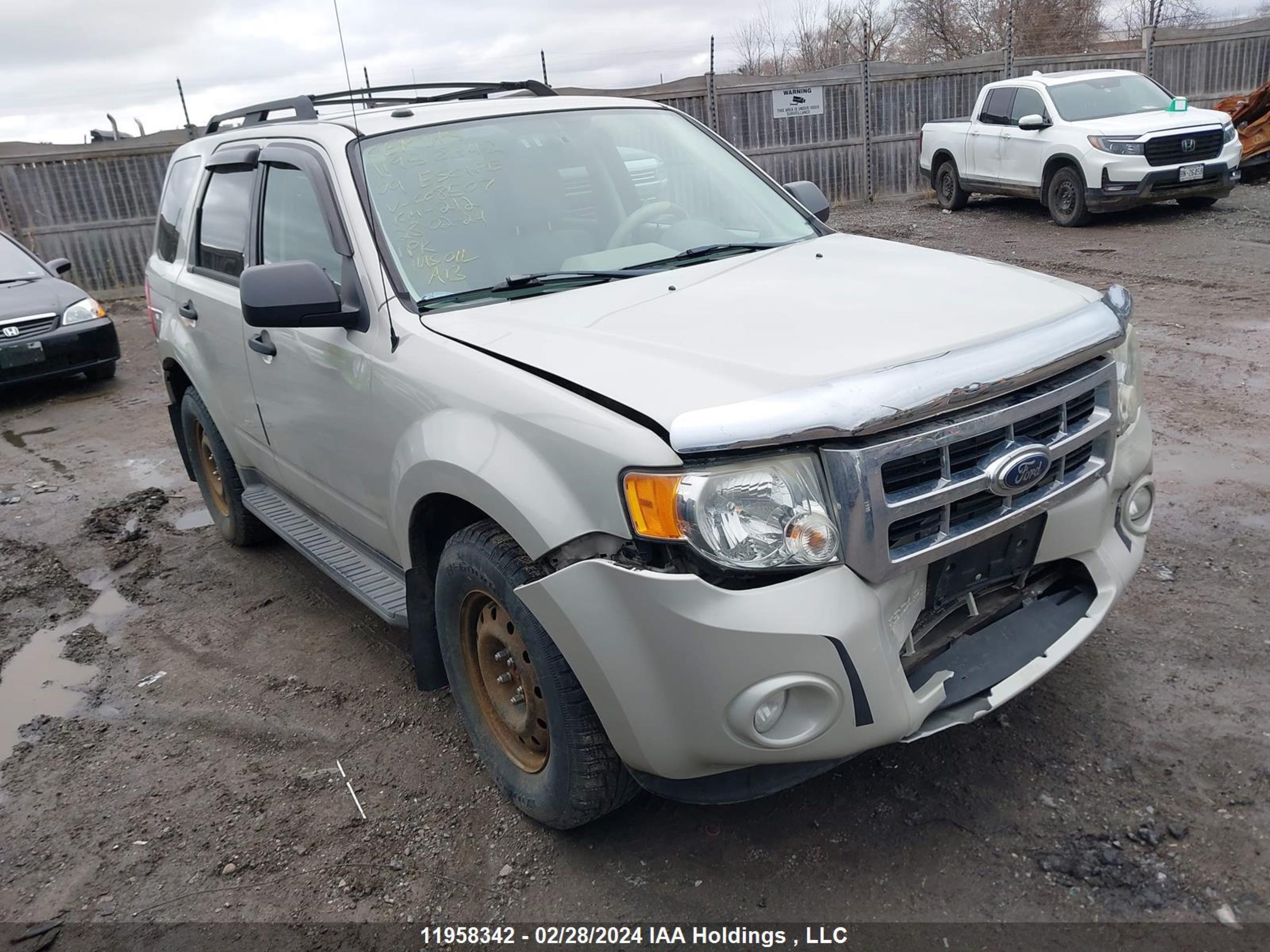 FORD ESCAPE 2009 1fmcu03gx9kc08507