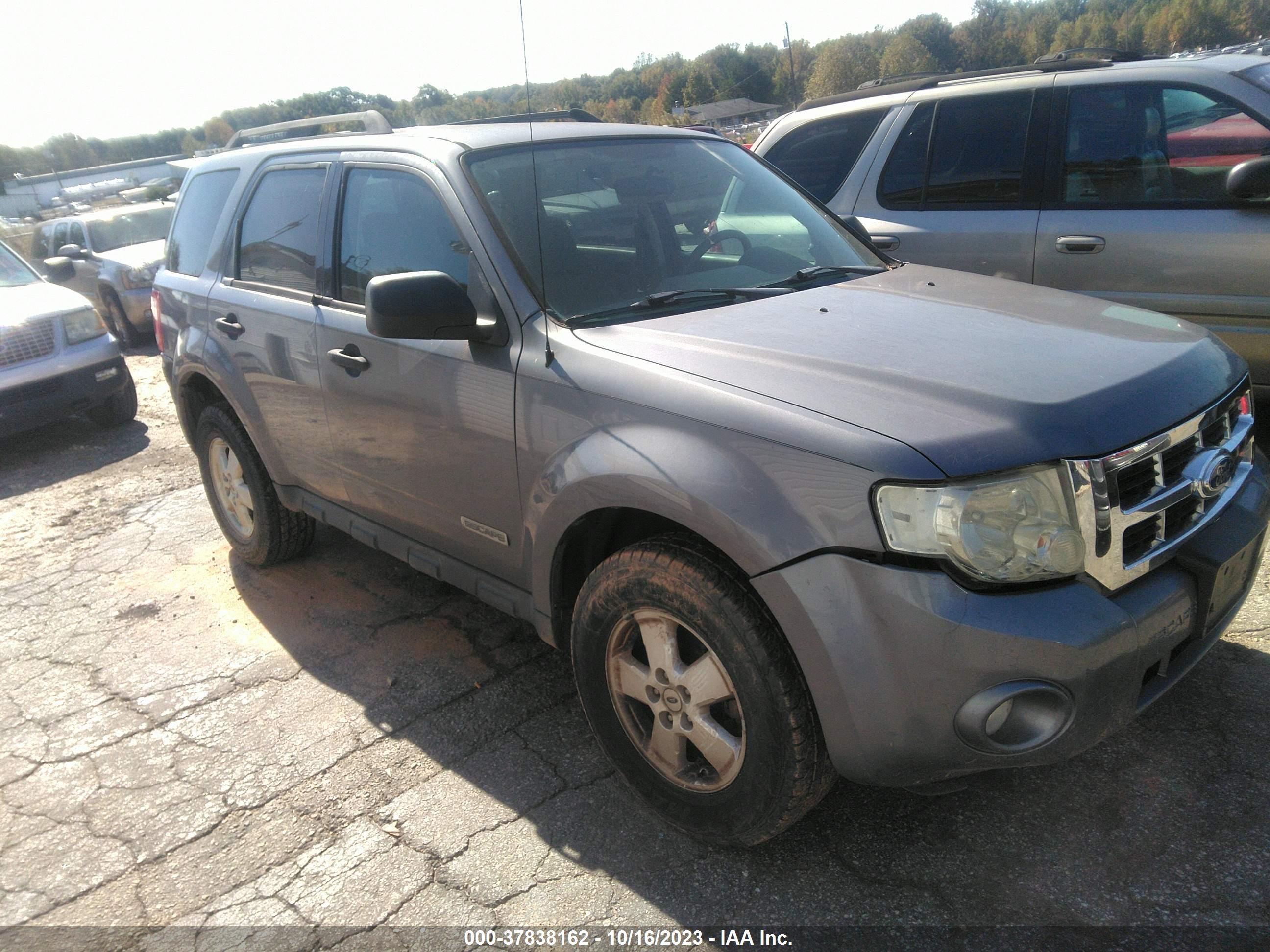 FORD ESCAPE 2008 1fmcu03z08ka07862