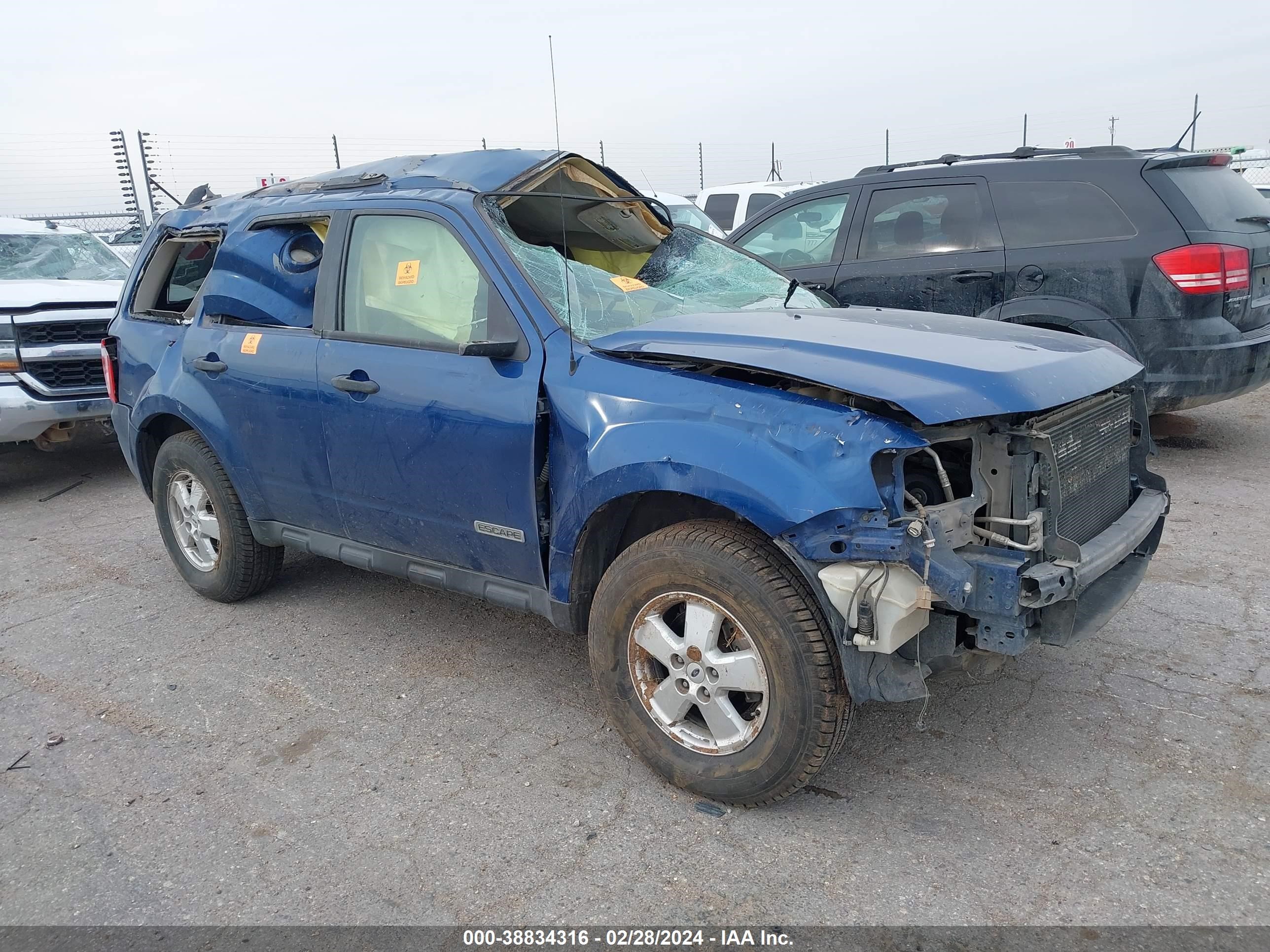 FORD ESCAPE 2008 1fmcu03z08kc14011