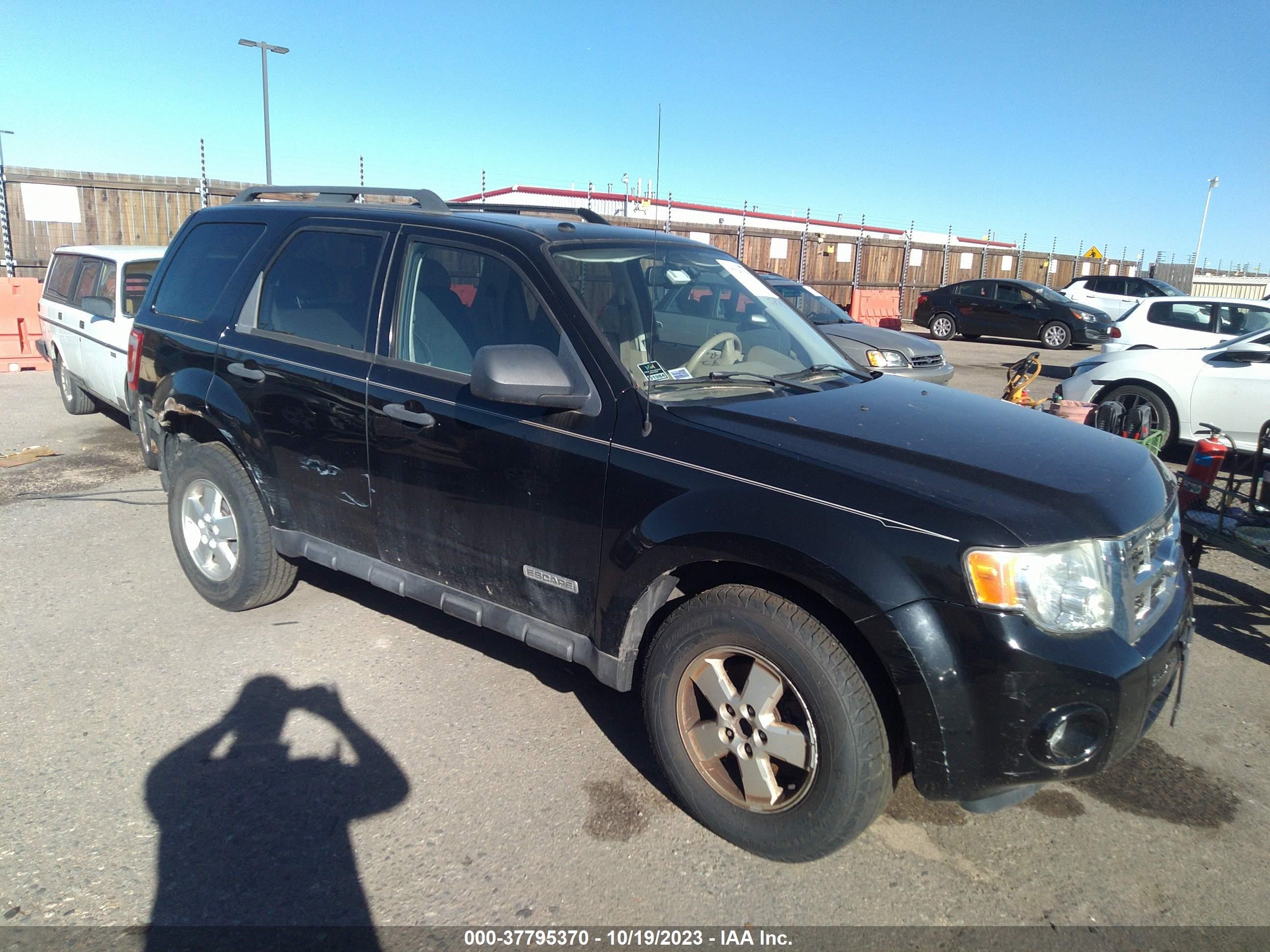 FORD ESCAPE 2008 1fmcu03z18kb34555