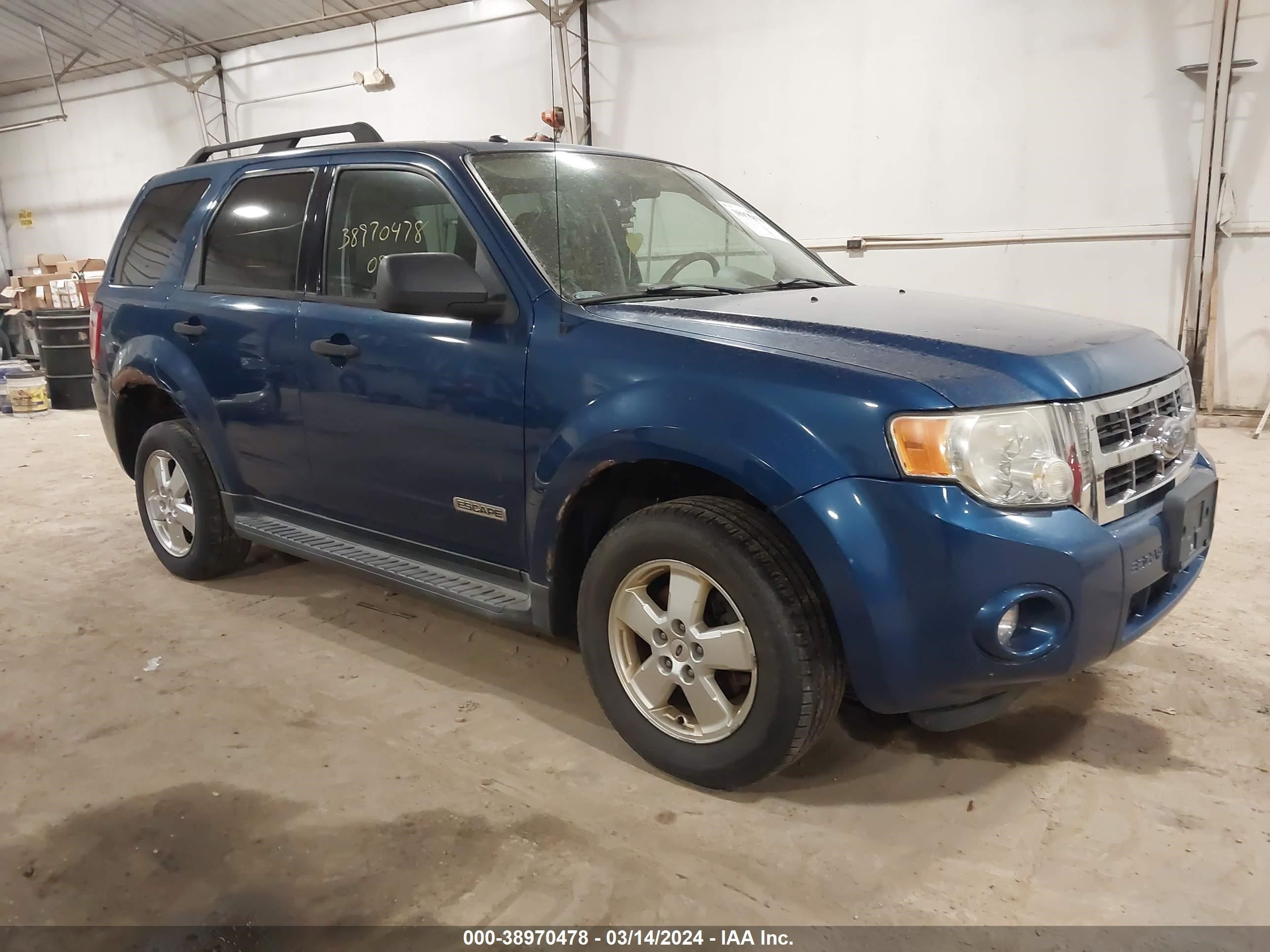 FORD ESCAPE 2008 1fmcu03z18kc09058