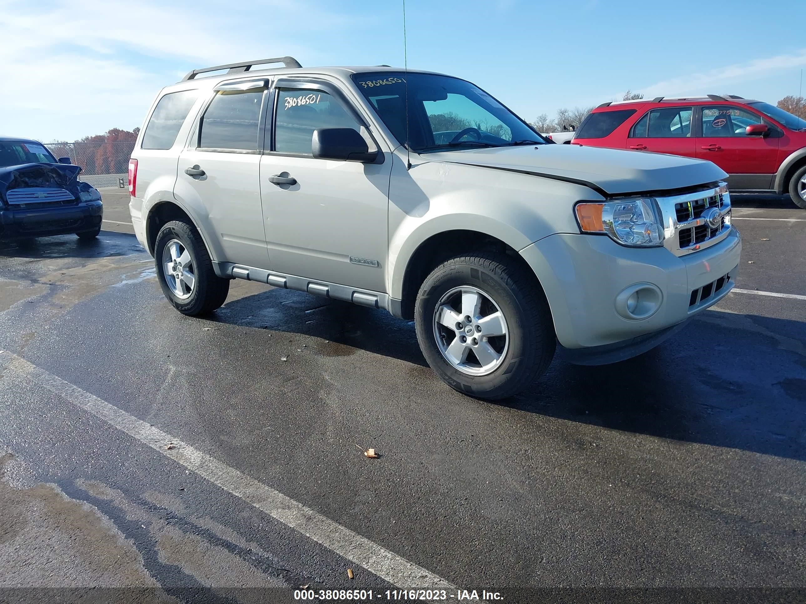 FORD ESCAPE 2008 1fmcu03z18kc31383