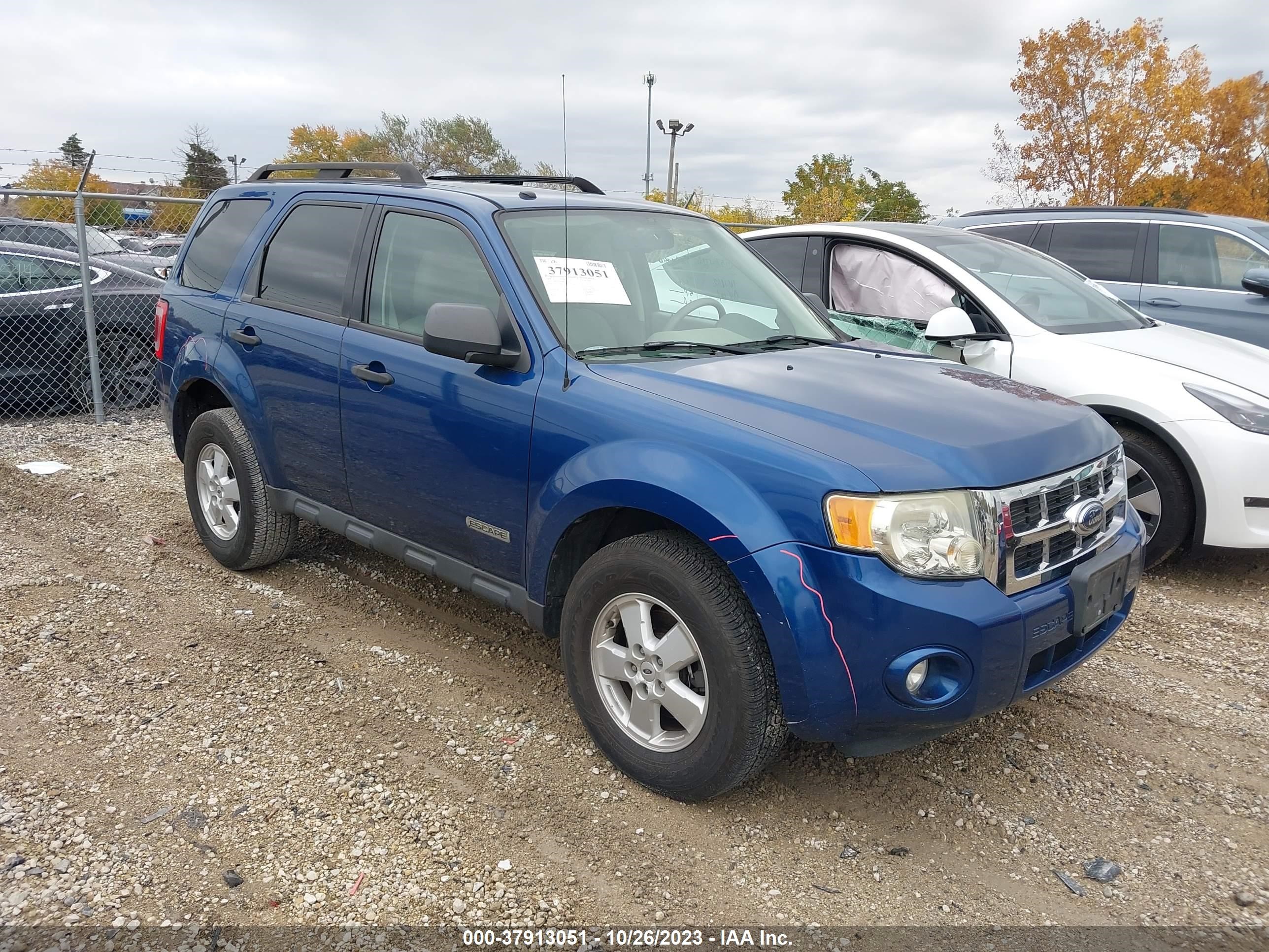 FORD ESCAPE 2008 1fmcu03z18kd07118