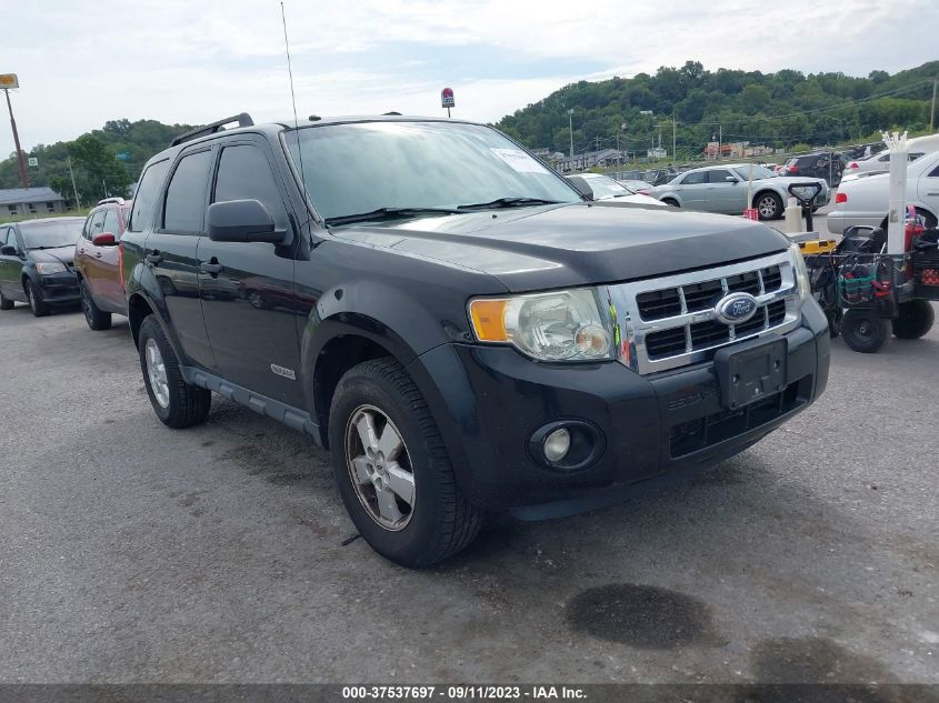 FORD ESCAPE 2008 1fmcu03z18ke02083