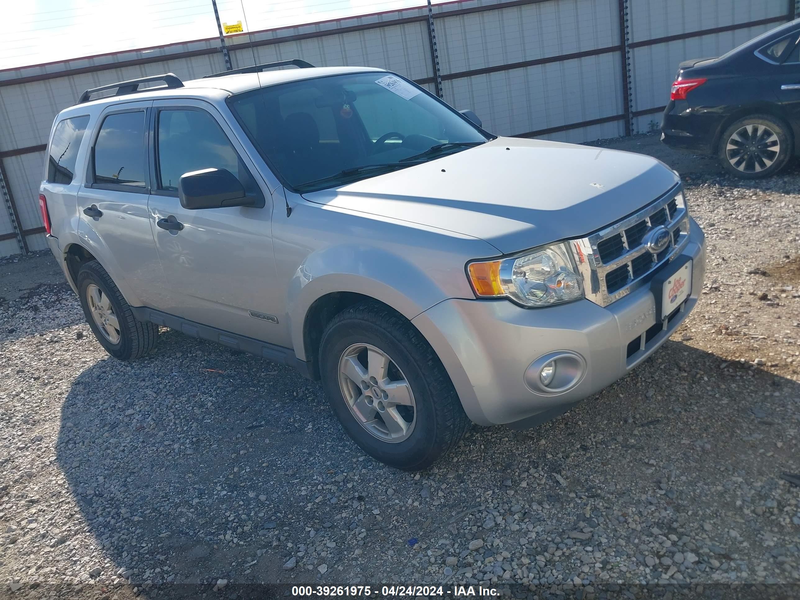 FORD ESCAPE 2008 1fmcu03z28ka08320